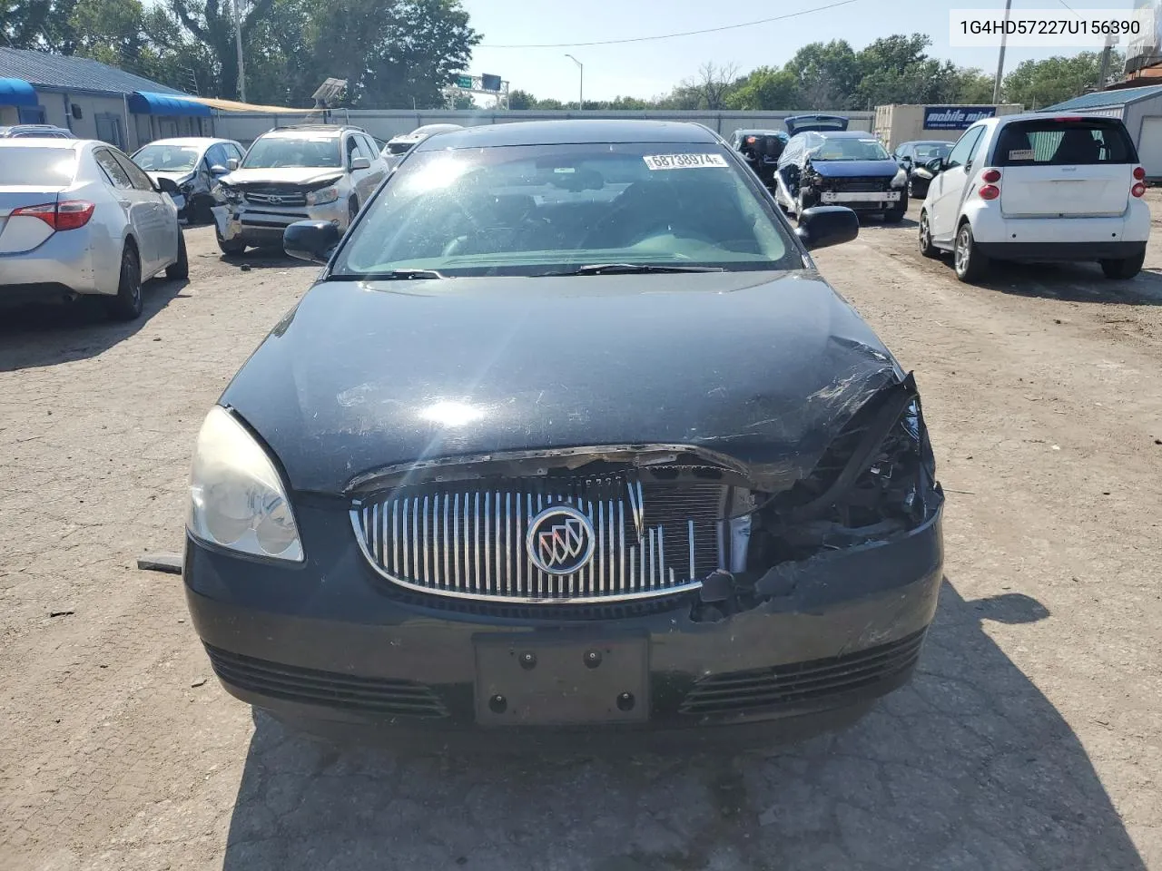 2007 Buick Lucerne Cxl VIN: 1G4HD57227U156390 Lot: 68738974