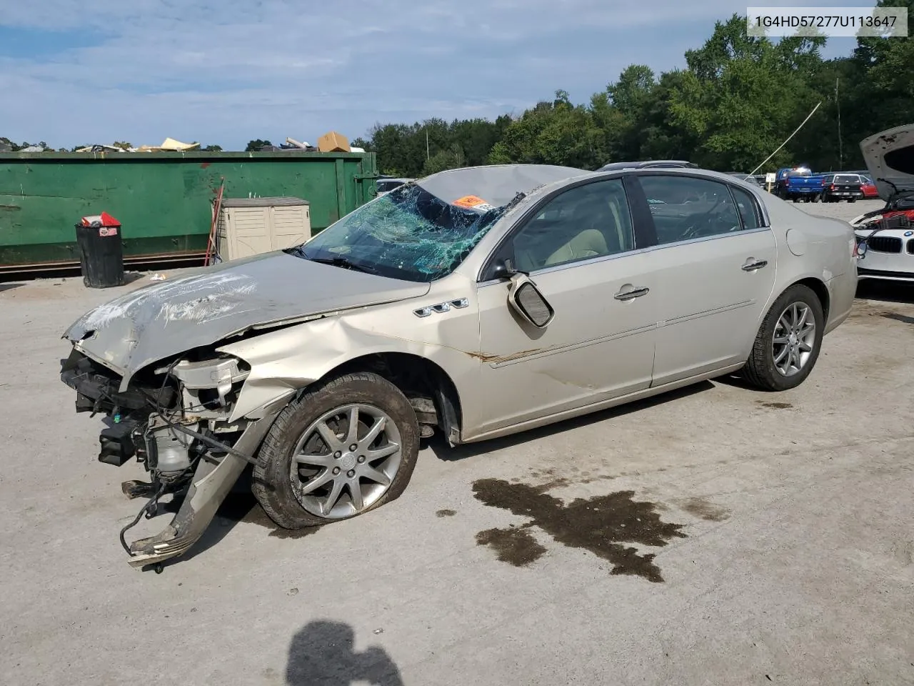 1G4HD57277U113647 2007 Buick Lucerne Cxl