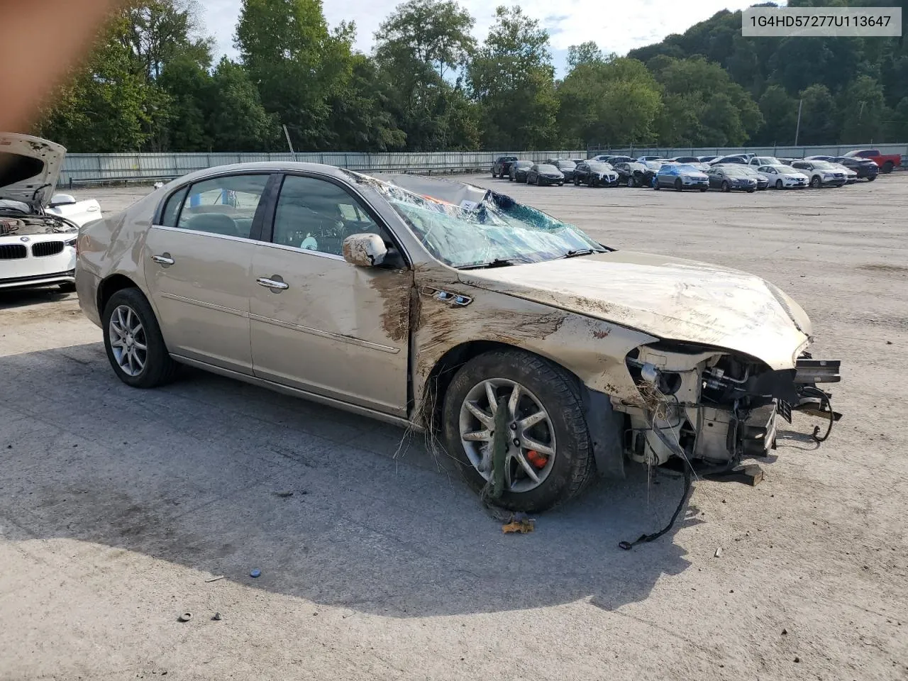 2007 Buick Lucerne Cxl VIN: 1G4HD57277U113647 Lot: 69301504