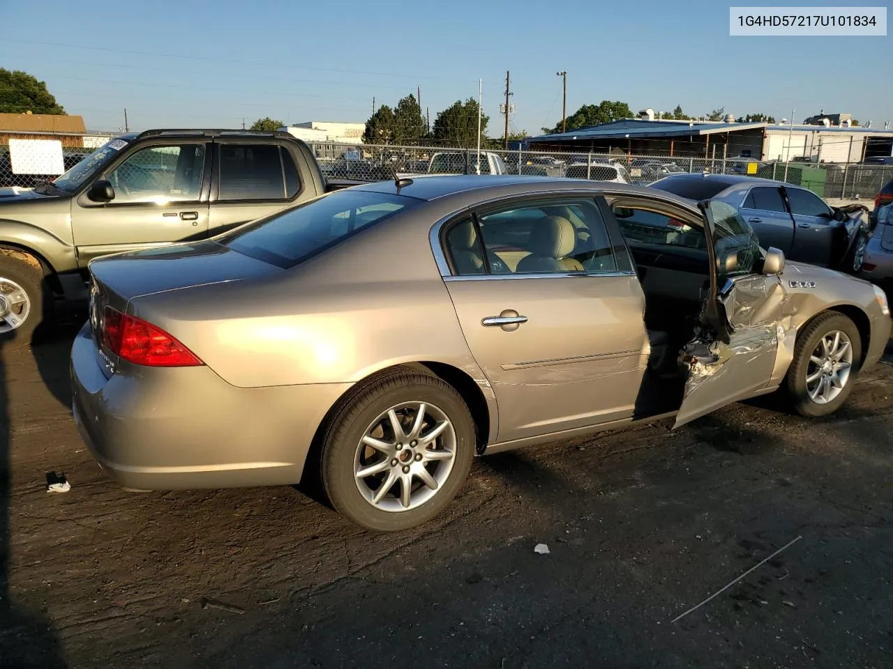 2007 Buick Lucerne Cxl VIN: 1G4HD57217U101834 Lot: 69451634