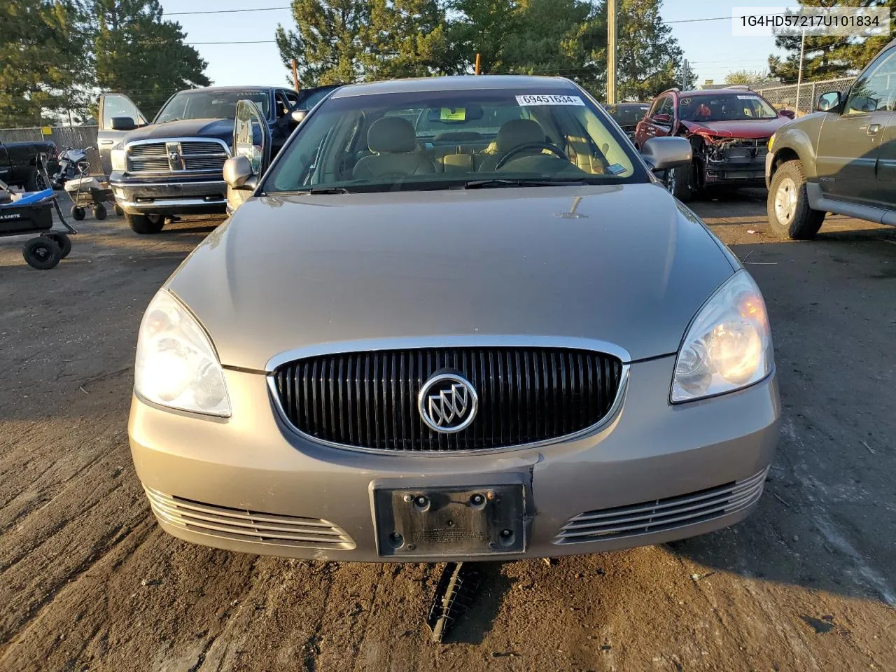 2007 Buick Lucerne Cxl VIN: 1G4HD57217U101834 Lot: 69451634