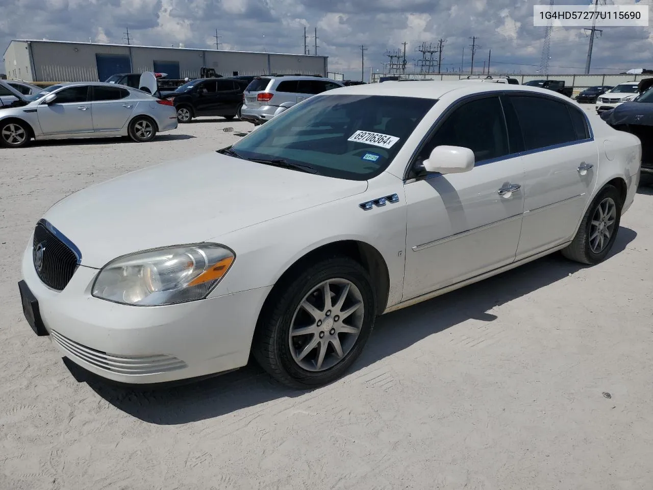 2007 Buick Lucerne Cxl VIN: 1G4HD57277U115690 Lot: 69706364