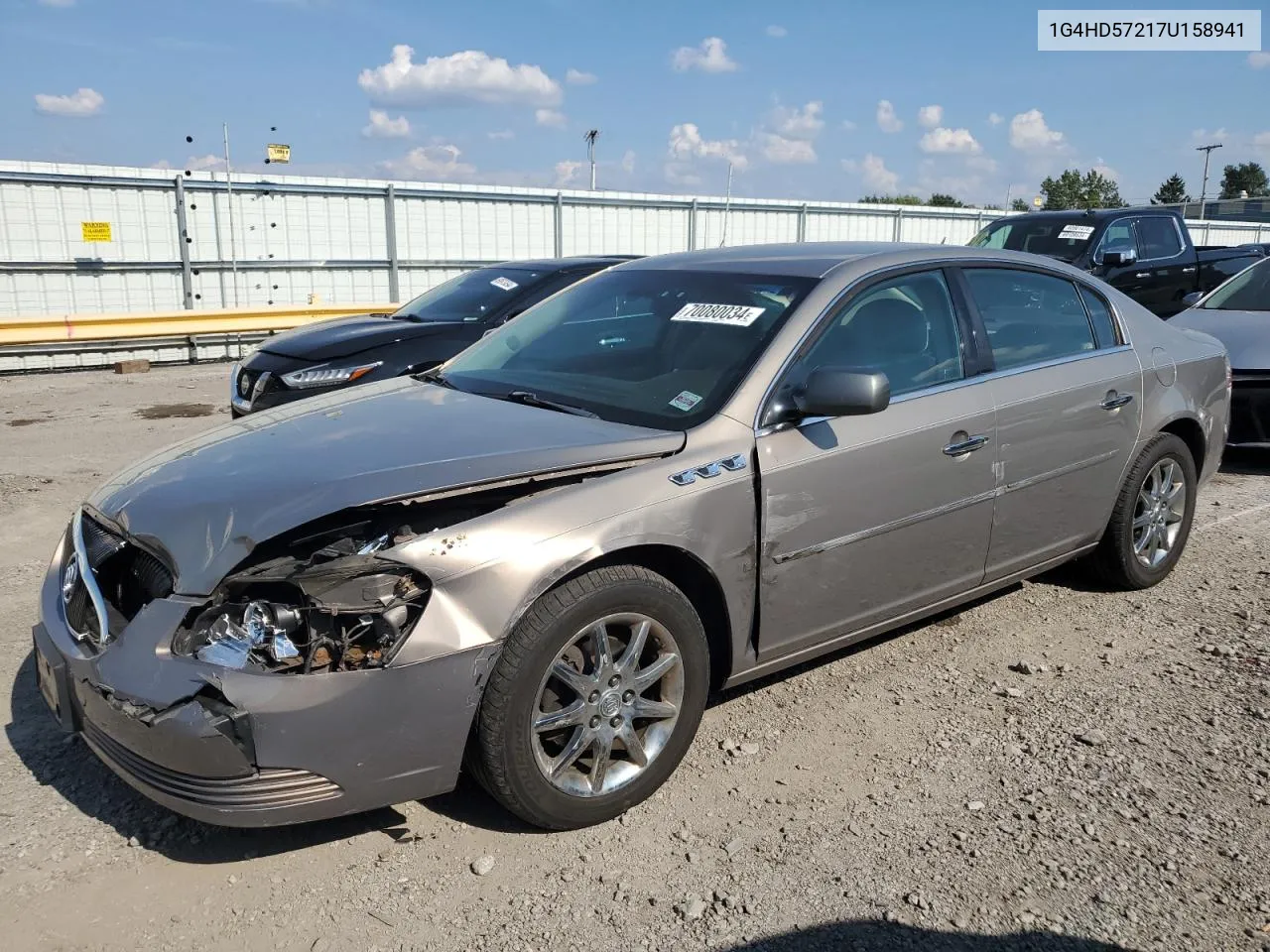 2007 Buick Lucerne Cxl VIN: 1G4HD57217U158941 Lot: 70080034