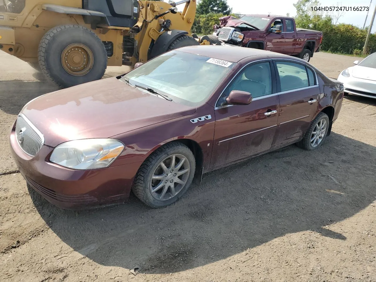 2007 Buick Lucerne Cxl VIN: 1G4HD57247U166273 Lot: 71158364