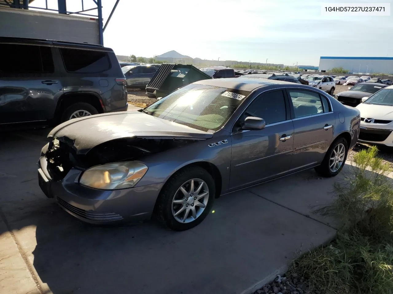 2007 Buick Lucerne Cxl VIN: 1G4HD57227U237471 Lot: 71291374