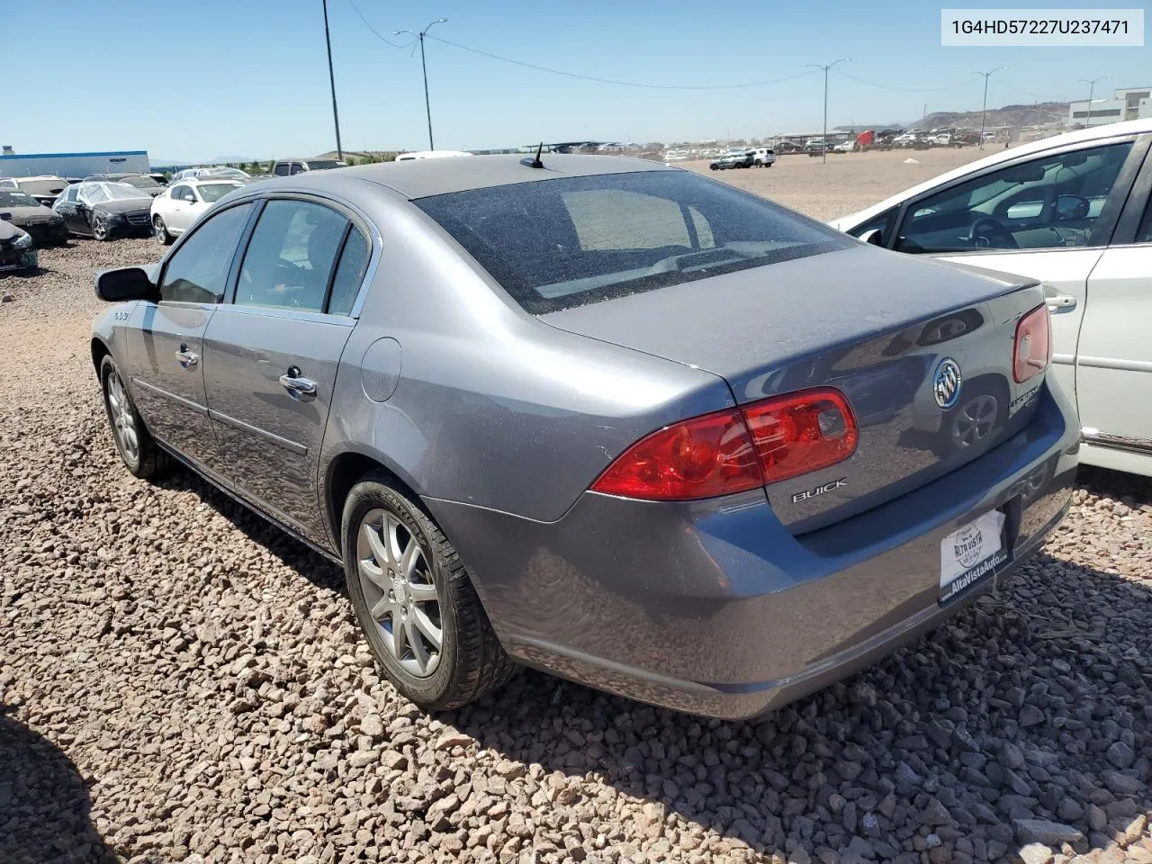 2007 Buick Lucerne Cxl VIN: 1G4HD57227U237471 Lot: 71291374