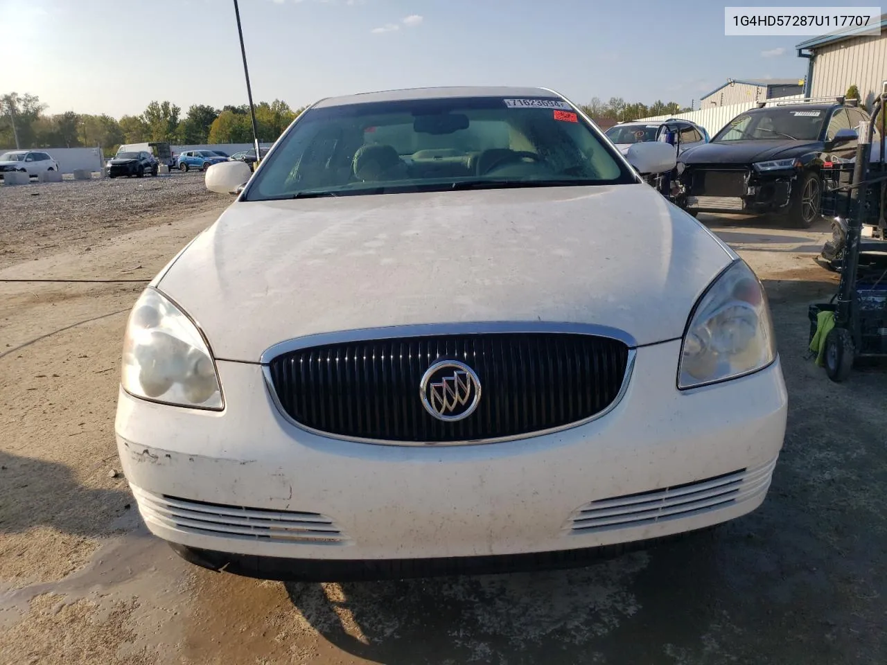 2007 Buick Lucerne Cxl VIN: 1G4HD57287U117707 Lot: 71623694