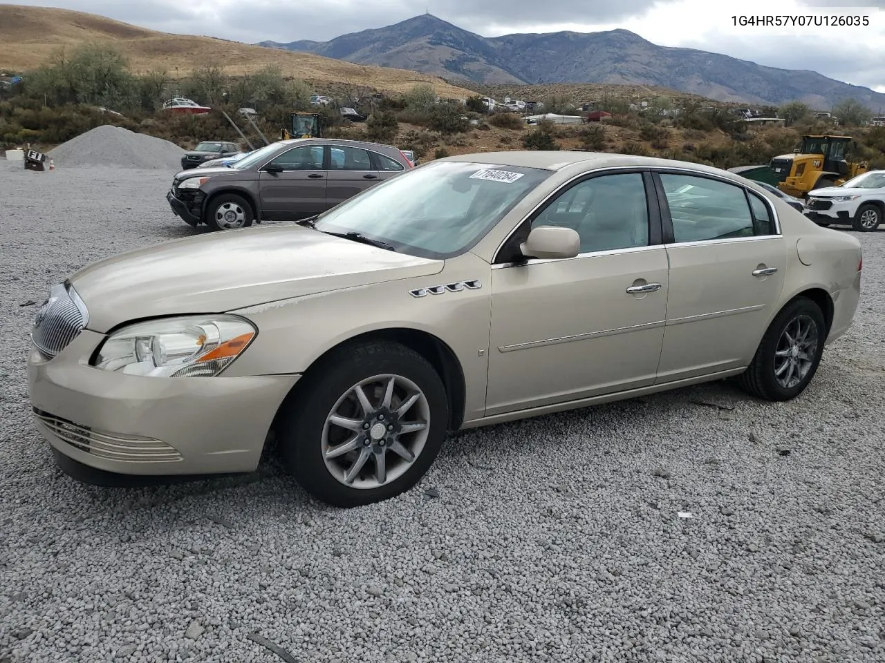 2007 Buick Lucerne Cxl VIN: 1G4HR57Y07U126035 Lot: 71640264