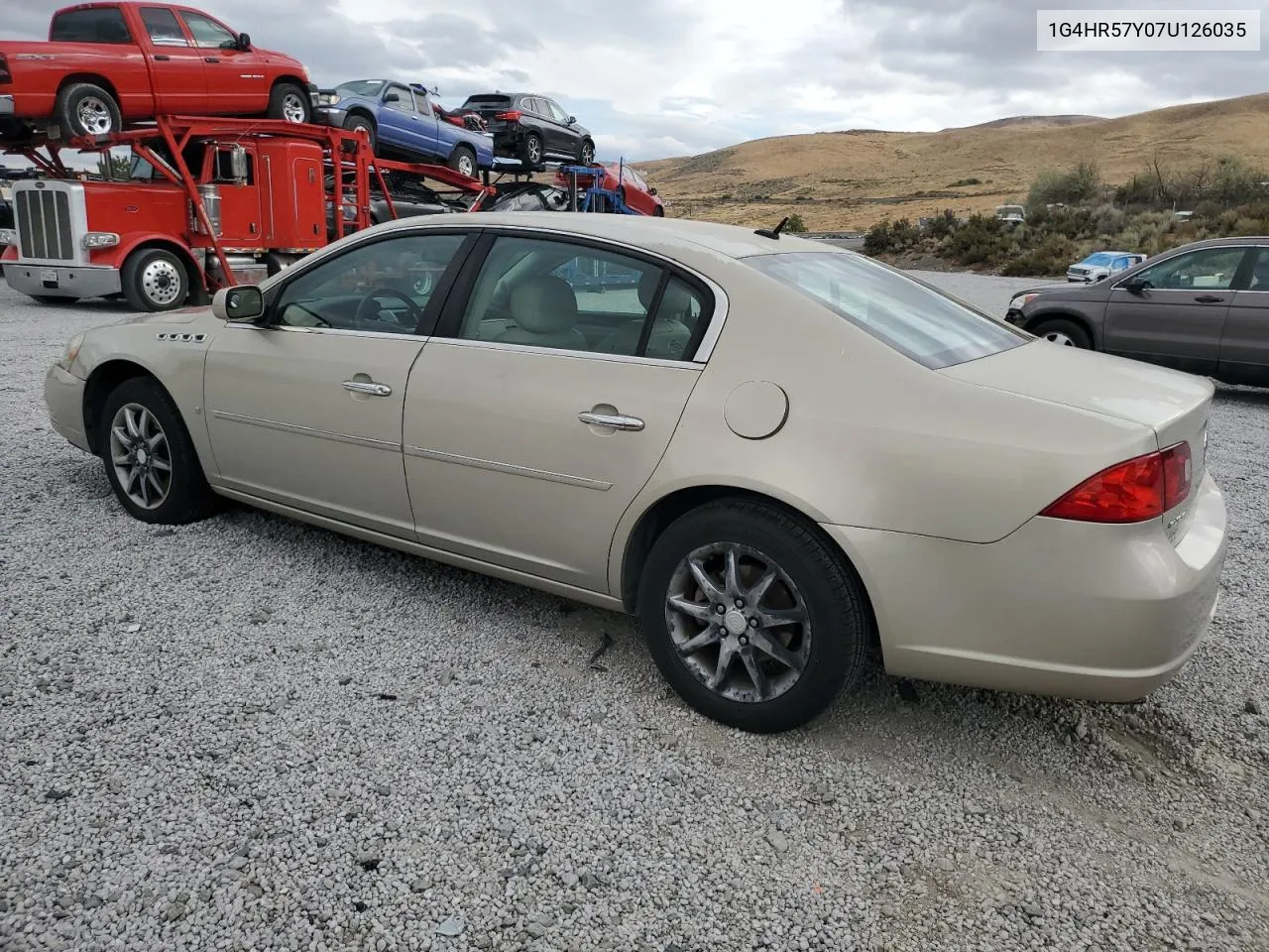 2007 Buick Lucerne Cxl VIN: 1G4HR57Y07U126035 Lot: 71640264