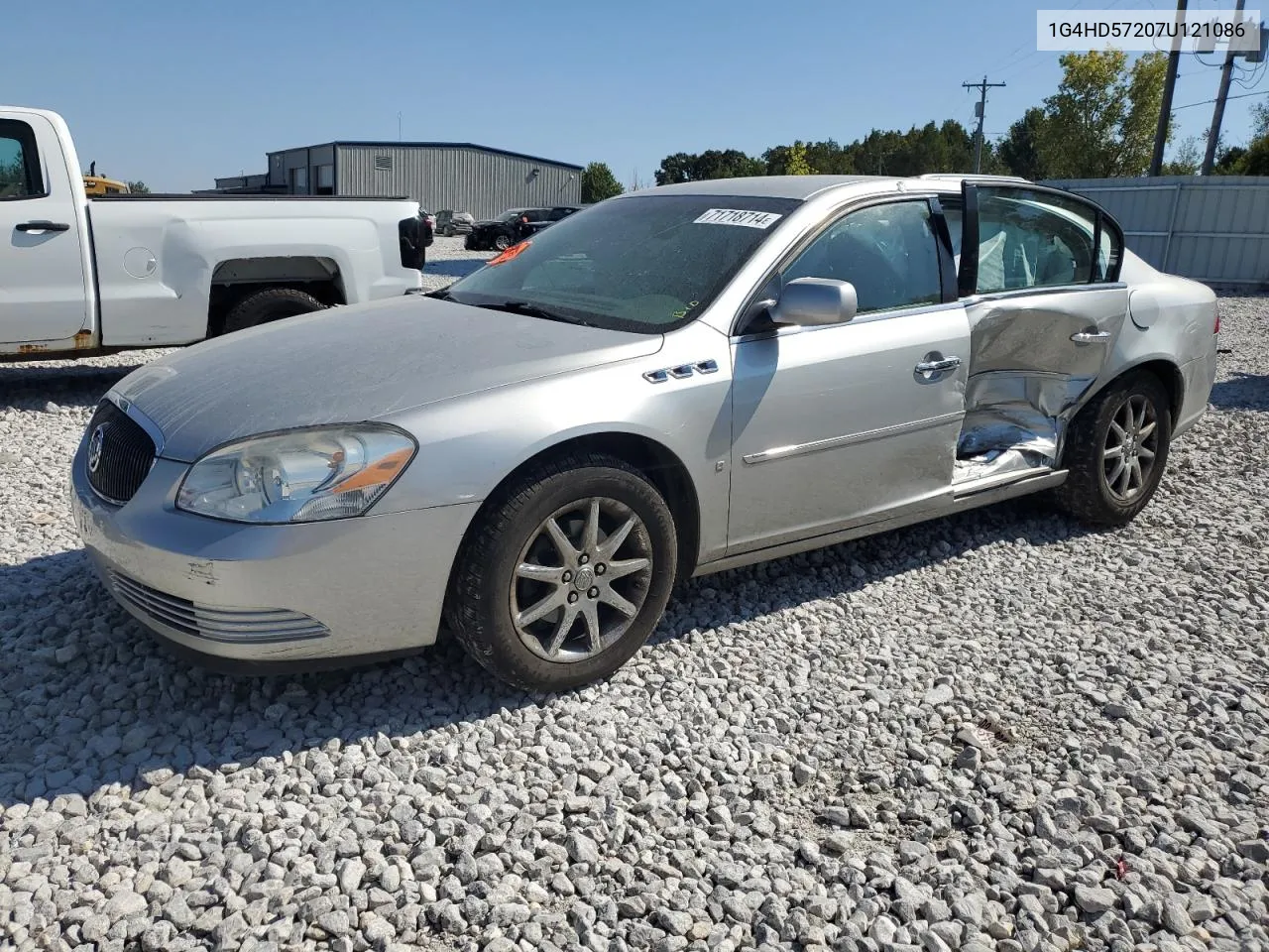 2007 Buick Lucerne Cxl VIN: 1G4HD57207U121086 Lot: 71718714