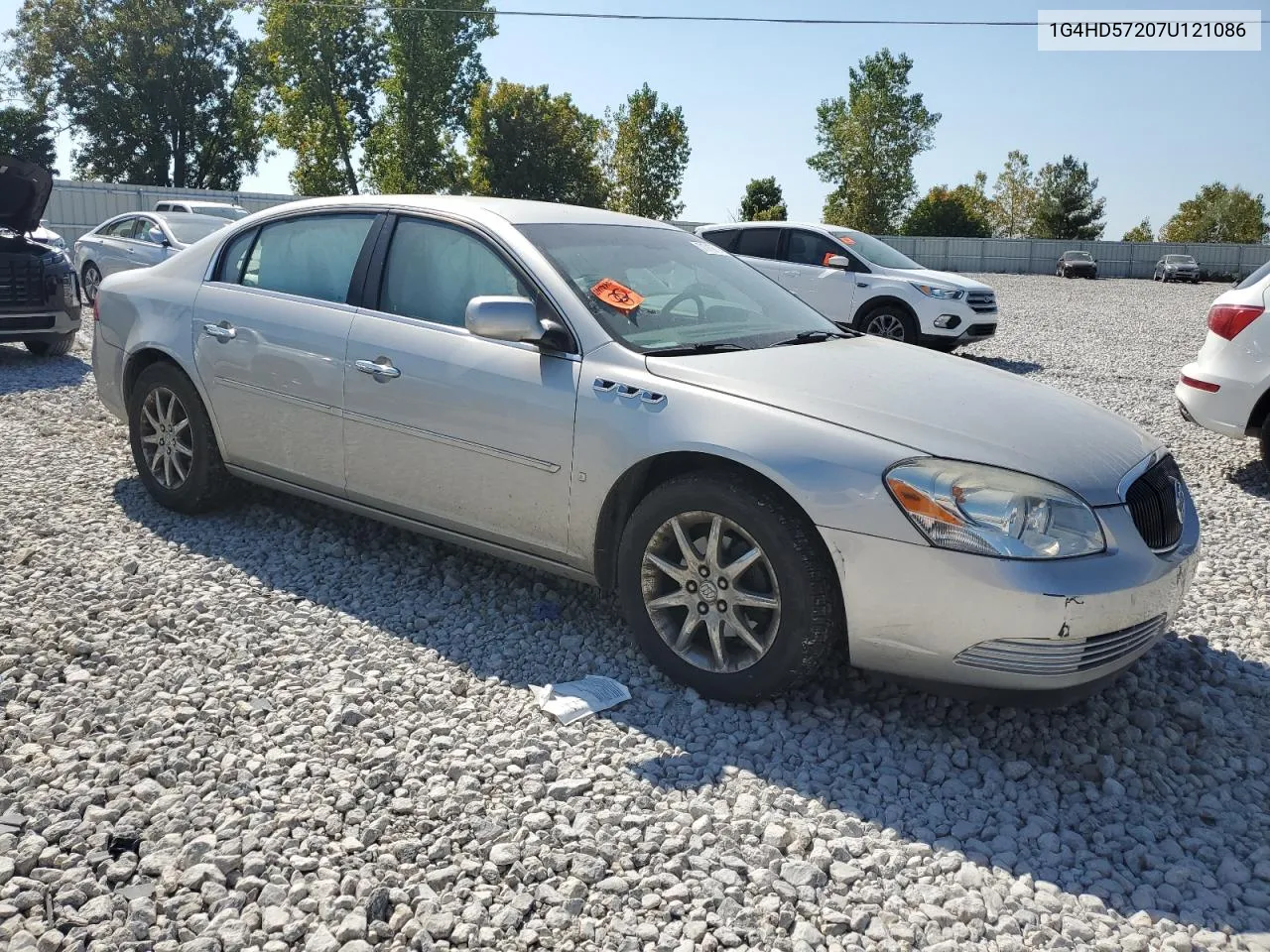 2007 Buick Lucerne Cxl VIN: 1G4HD57207U121086 Lot: 71718714