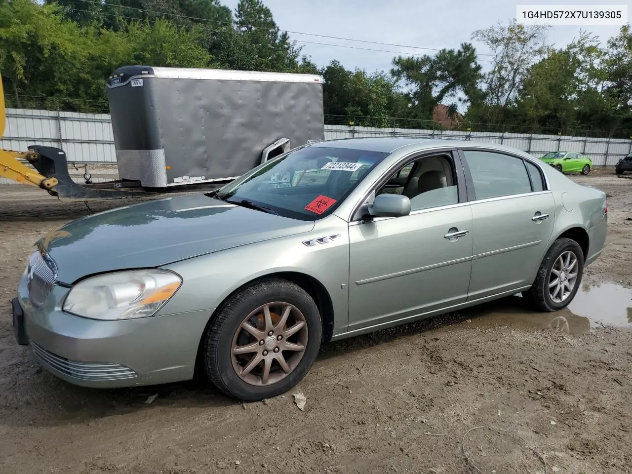 2007 Buick Lucerne Cxl VIN: 1G4HD572X7U139305 Lot: 72212344