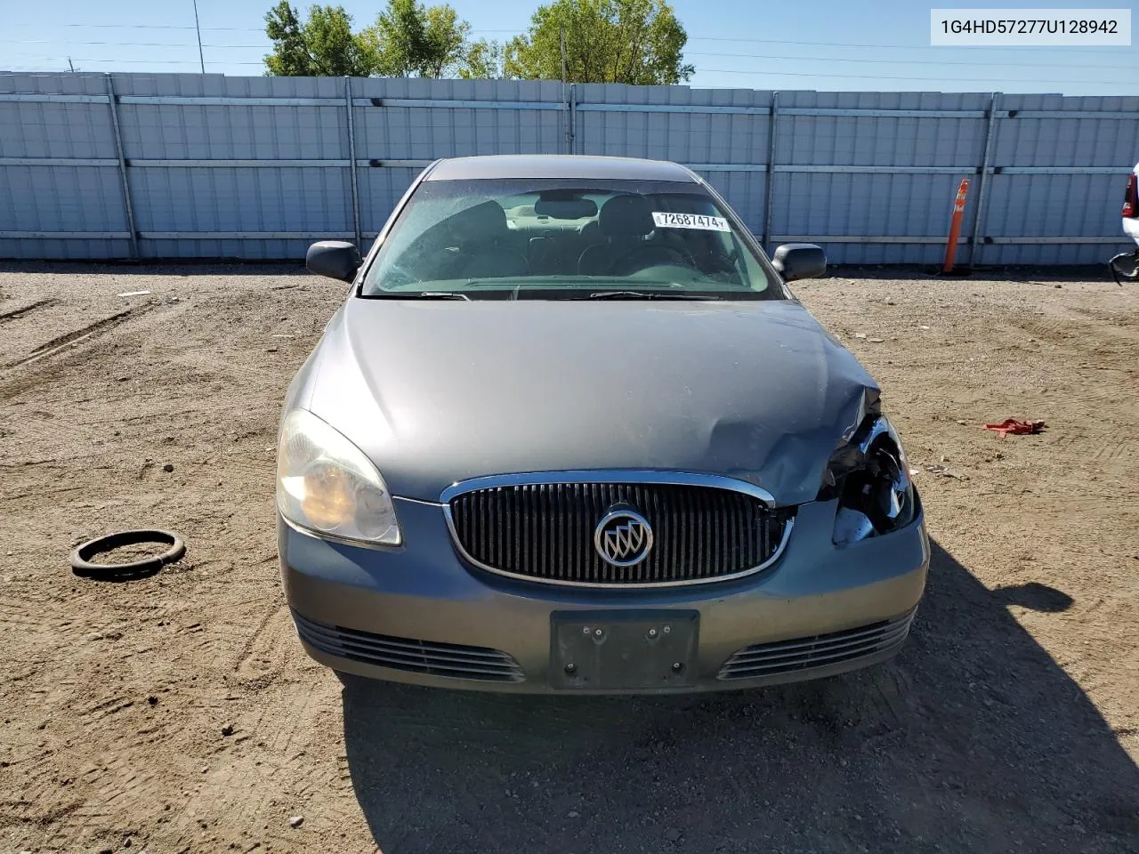 2007 Buick Lucerne Cxl VIN: 1G4HD57277U128942 Lot: 72687474