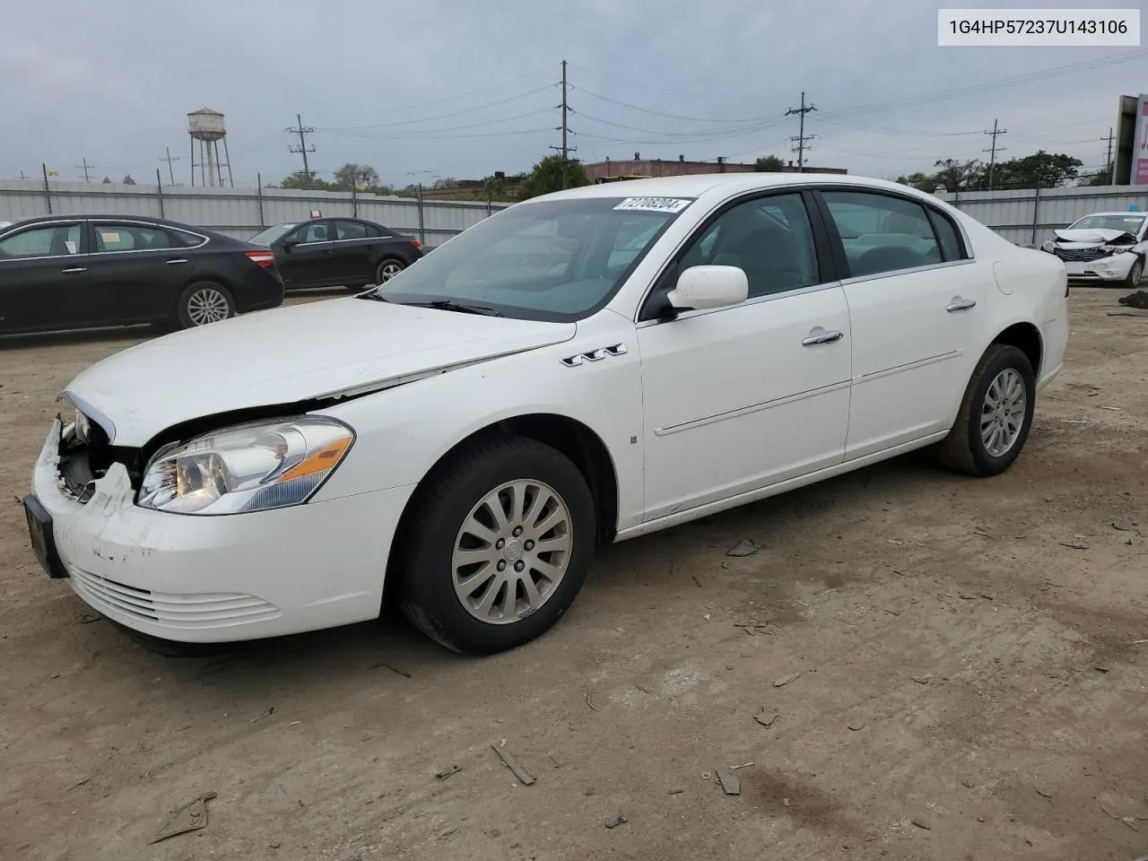 2007 Buick Lucerne Cx VIN: 1G4HP57237U143106 Lot: 72708204