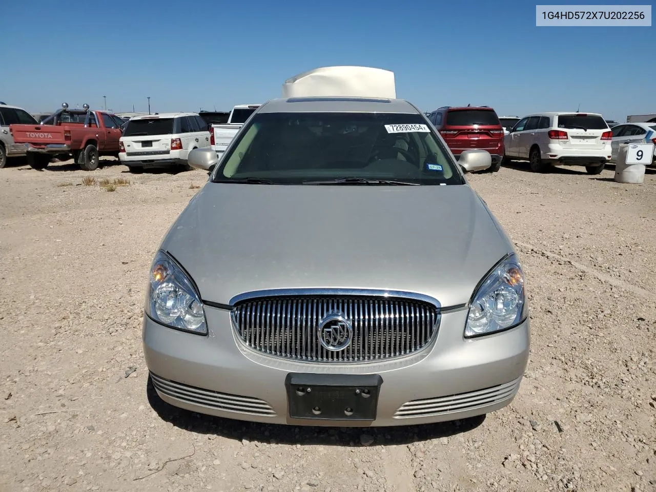 2007 Buick Lucerne Cxl VIN: 1G4HD572X7U202256 Lot: 72890454