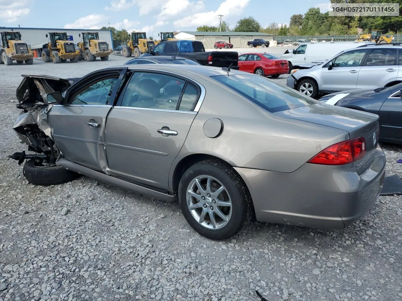 2007 Buick Lucerne Cxl VIN: 1G4HD57217U111456 Lot: 72981534