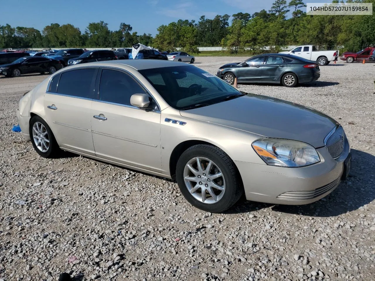 2007 Buick Lucerne Cxl VIN: 1G4HD57207U159854 Lot: 73158284