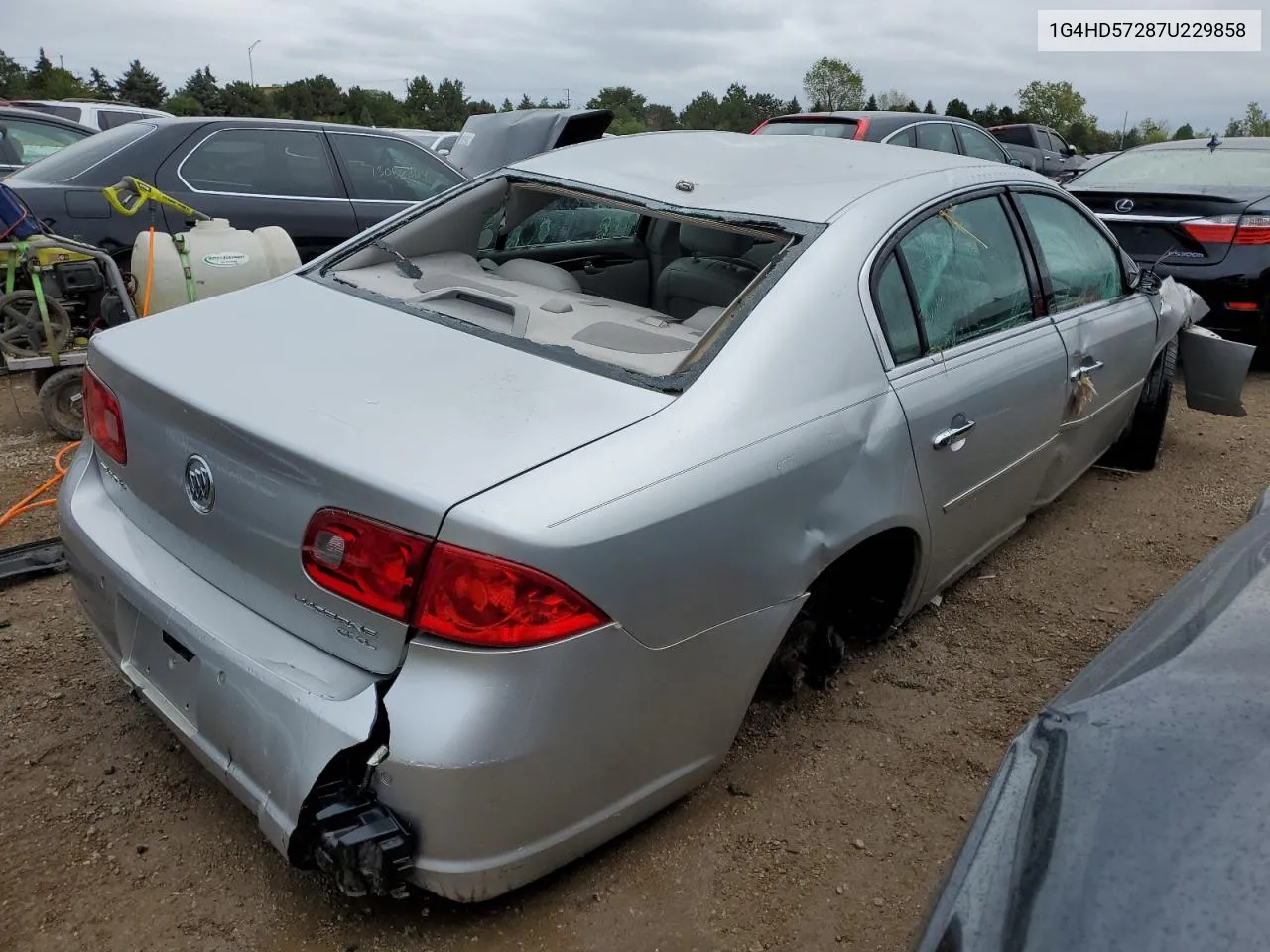 2007 Buick Lucerne Cxl VIN: 1G4HD57287U229858 Lot: 73166914