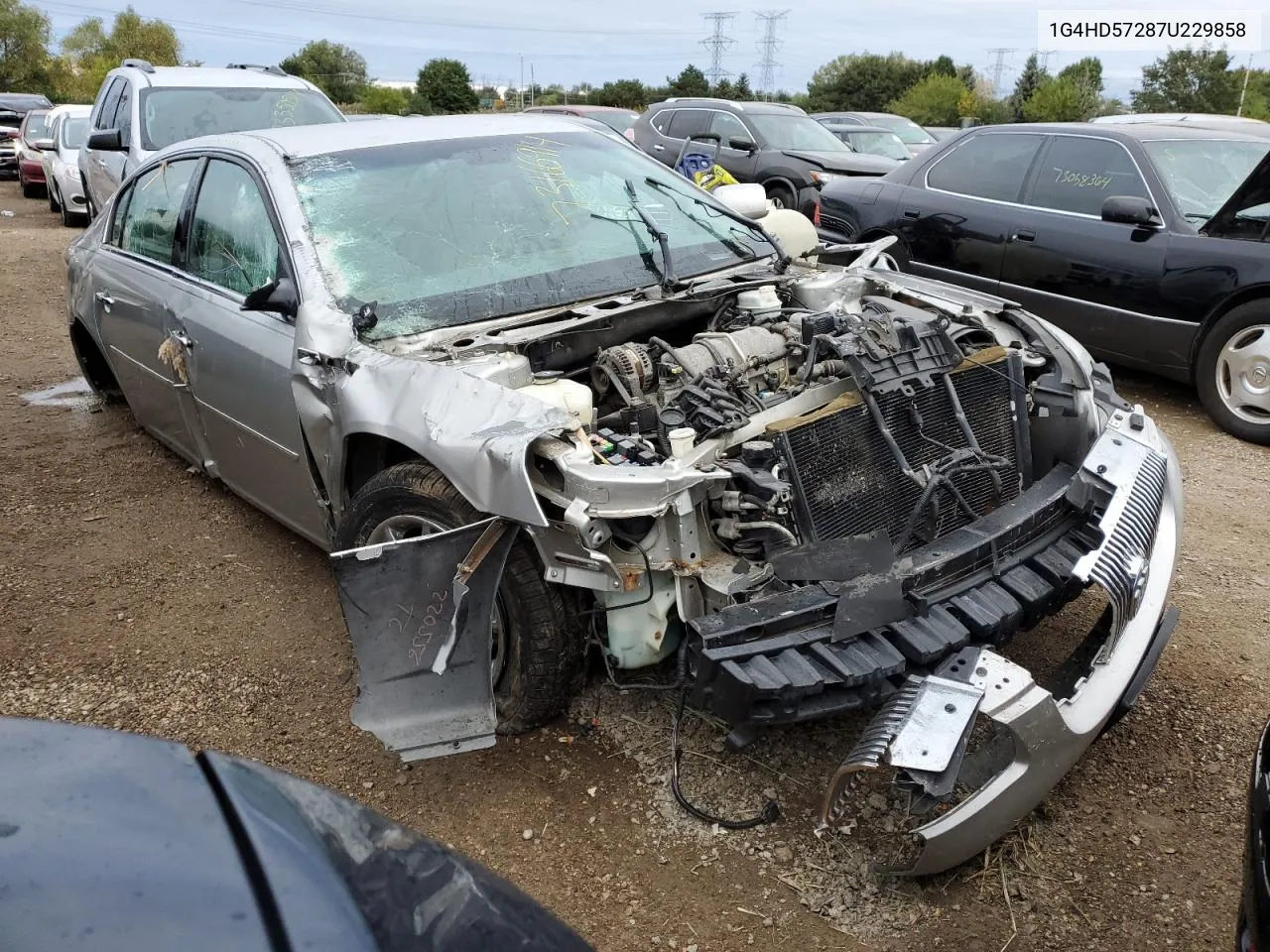 2007 Buick Lucerne Cxl VIN: 1G4HD57287U229858 Lot: 73166914