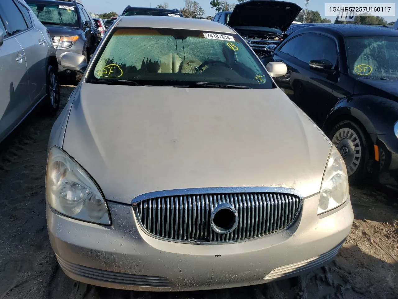 2007 Buick Lucerne Cx VIN: 1G4HP57257U160117 Lot: 74187844