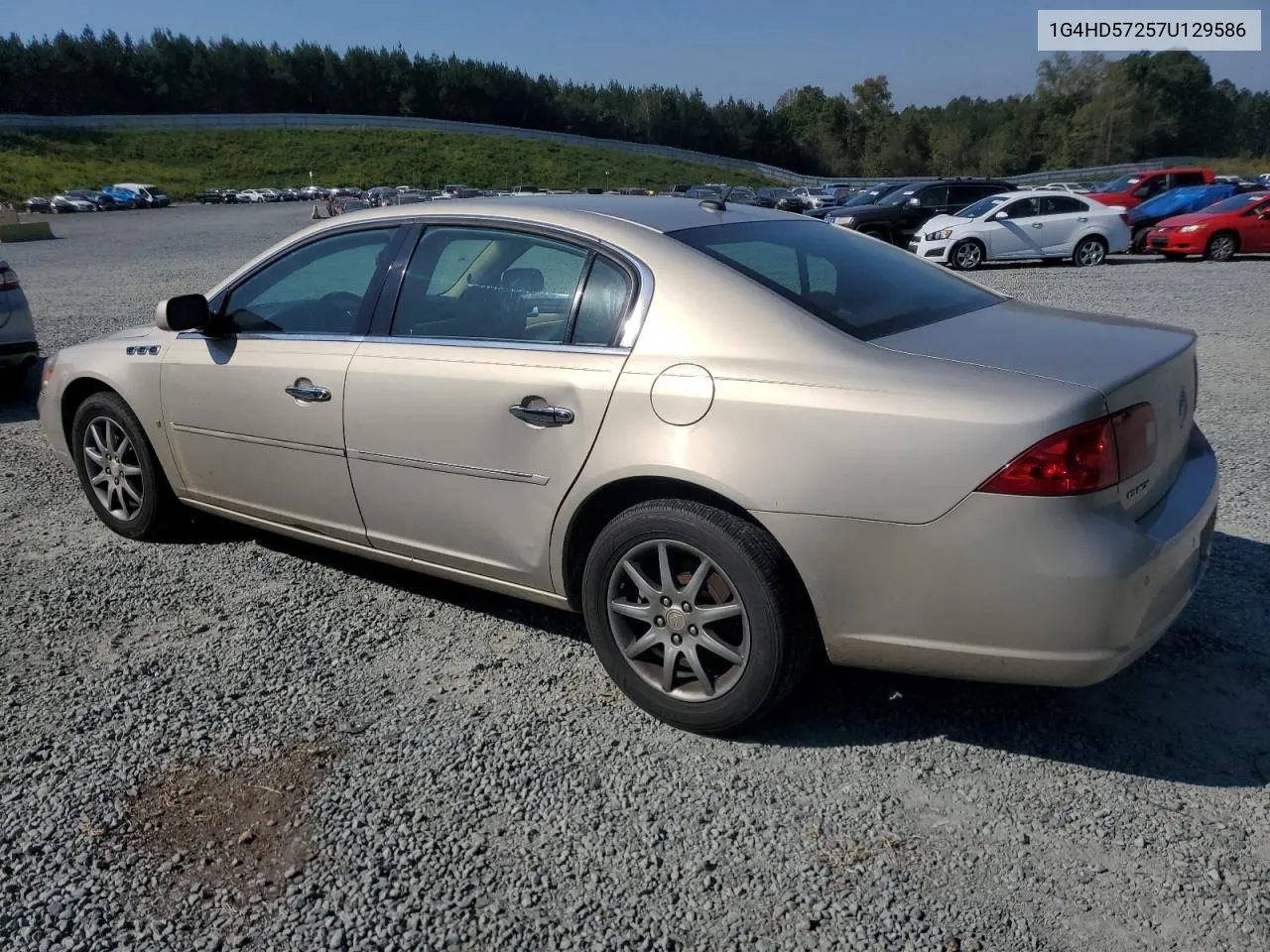 2007 Buick Lucerne Cxl VIN: 1G4HD57257U129586 Lot: 74424264