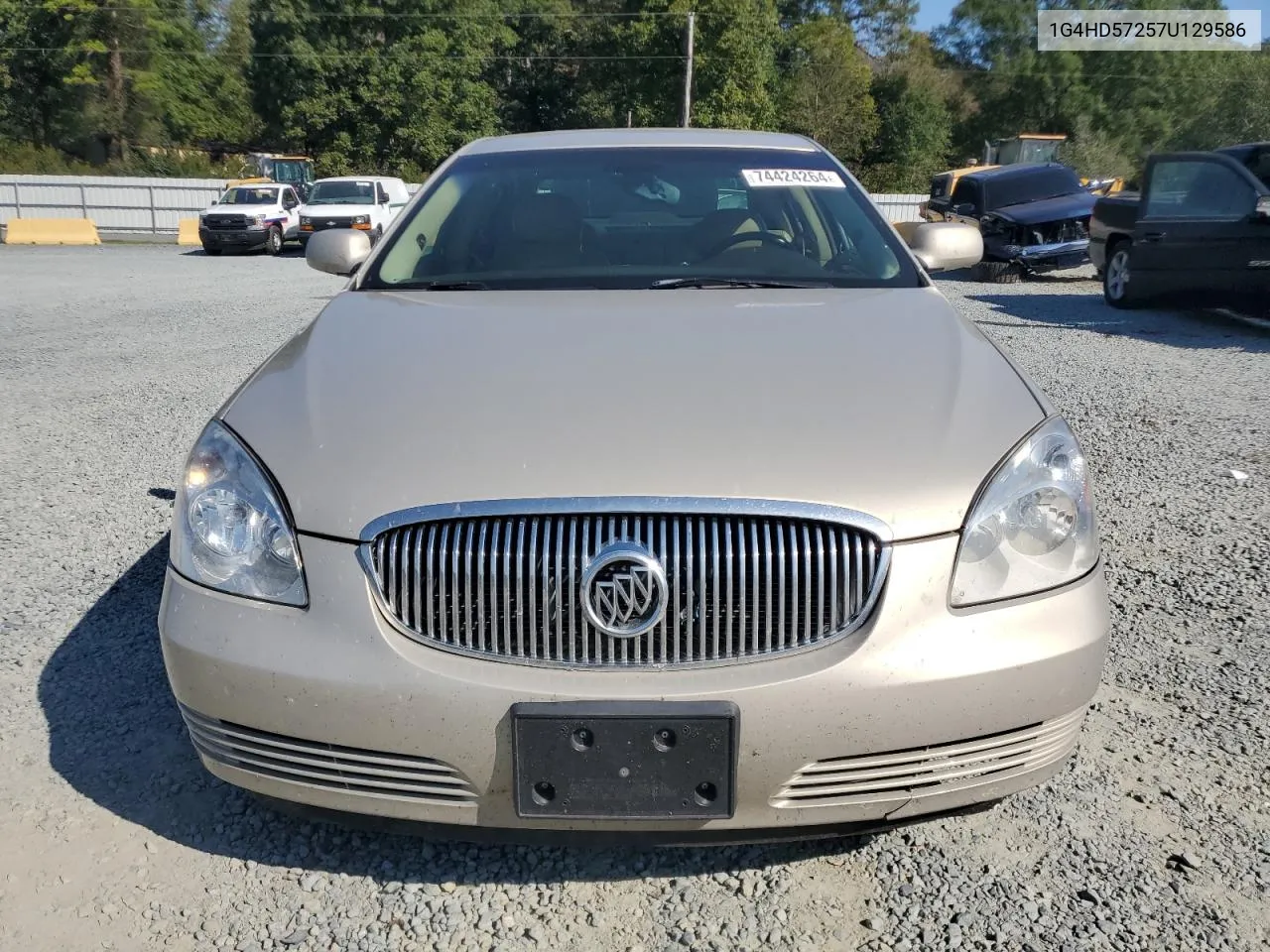 2007 Buick Lucerne Cxl VIN: 1G4HD57257U129586 Lot: 74424264