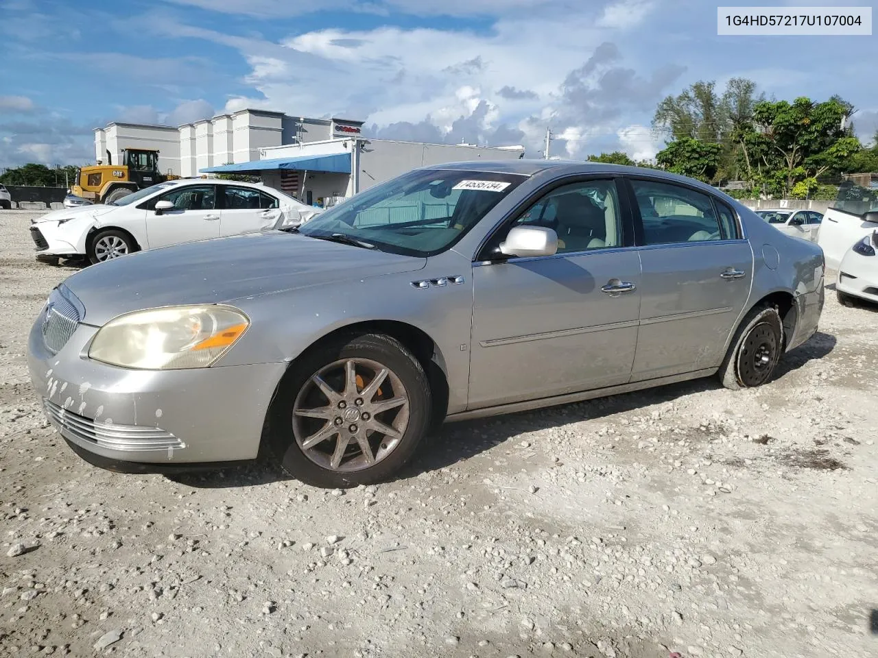 2007 Buick Lucerne Cxl VIN: 1G4HD57217U107004 Lot: 74535734