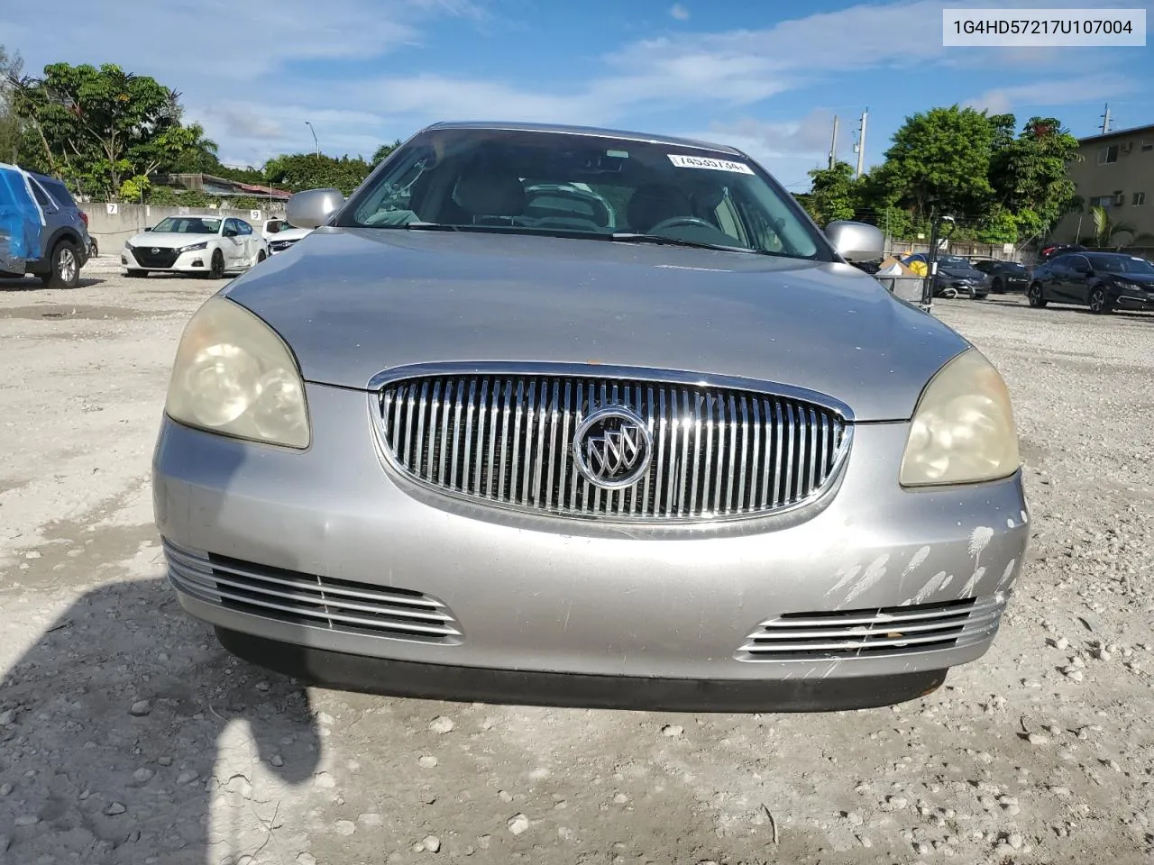 2007 Buick Lucerne Cxl VIN: 1G4HD57217U107004 Lot: 74535734