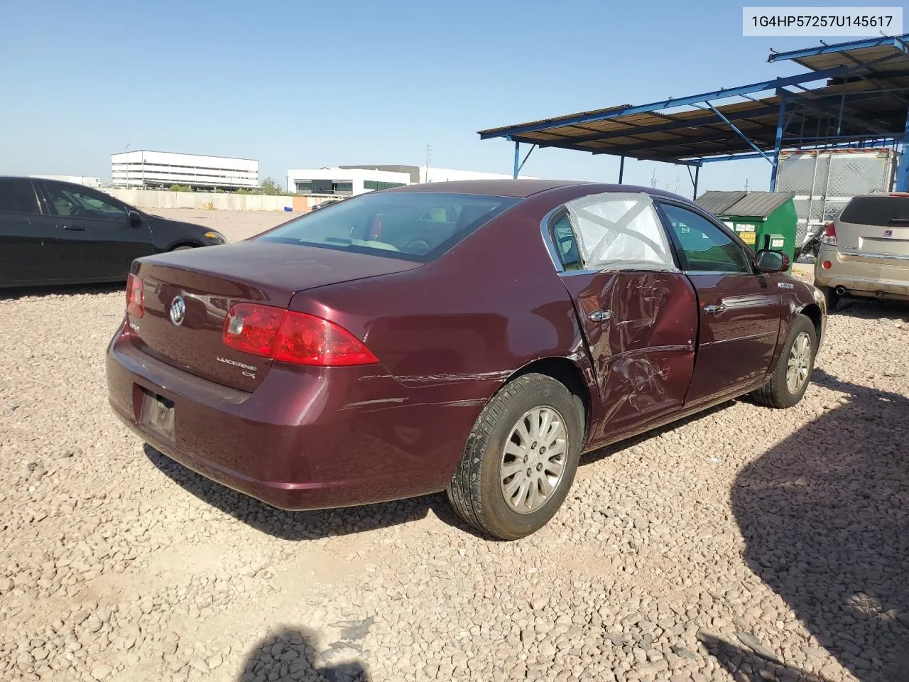 2007 Buick Lucerne Cx VIN: 1G4HP57257U145617 Lot: 74598594