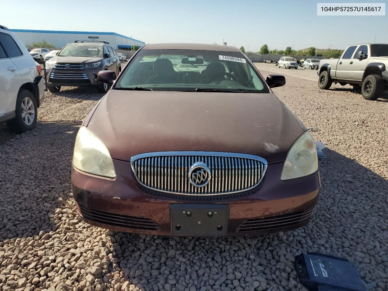 2007 Buick Lucerne Cx VIN: 1G4HP57257U145617 Lot: 74598594