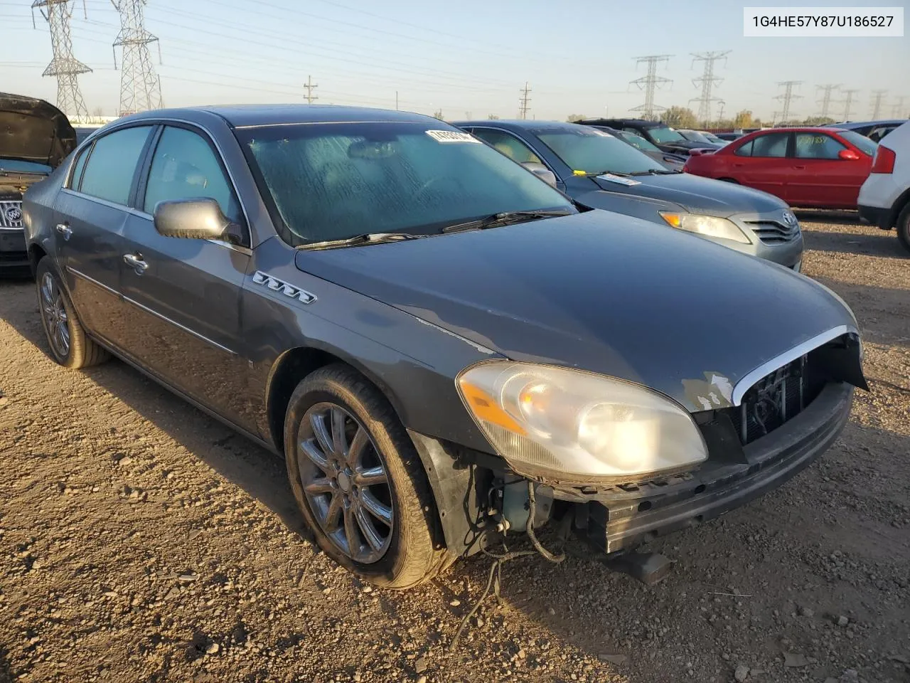 2007 Buick Lucerne Cxs VIN: 1G4HE57Y87U186527 Lot: 74753714