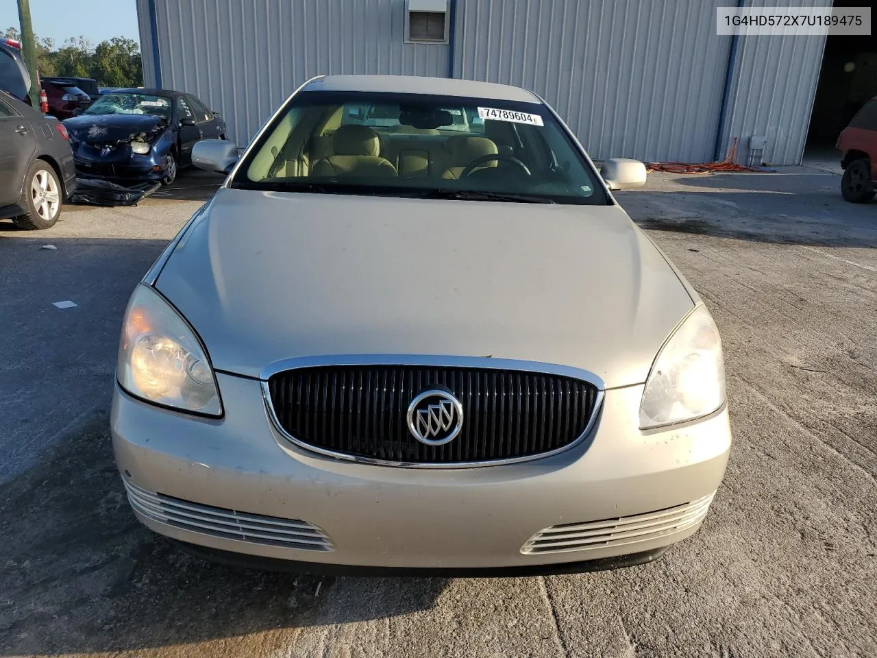 2007 Buick Lucerne Cxl VIN: 1G4HD572X7U189475 Lot: 74789604