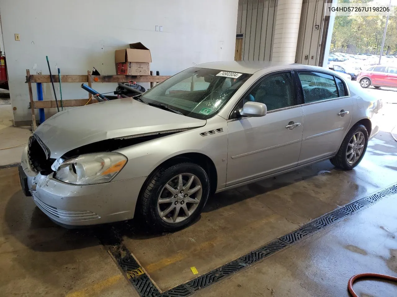 2007 Buick Lucerne Cxl VIN: 1G4HD57267U198206 Lot: 74902034