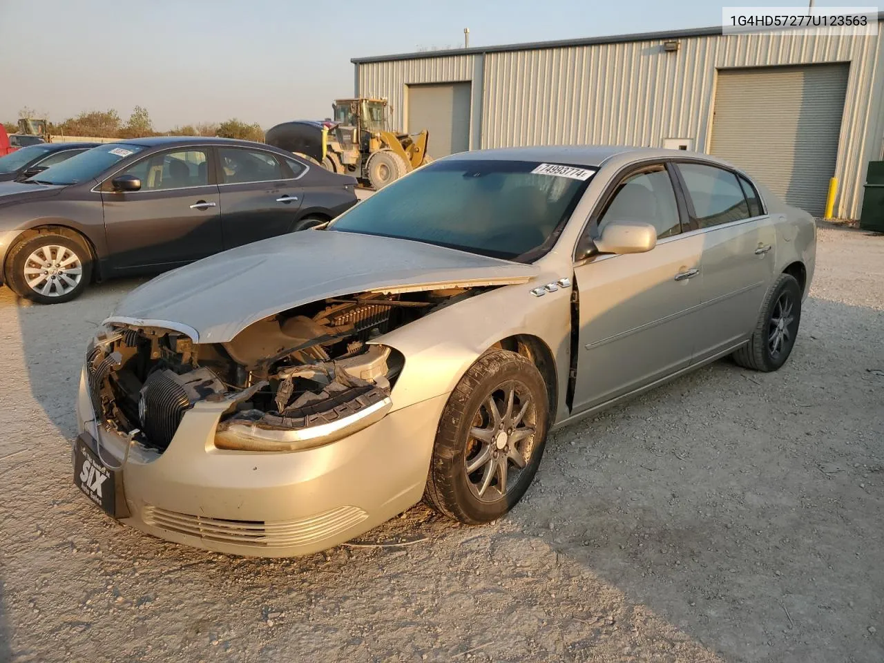 2007 Buick Lucerne Cxl VIN: 1G4HD57277U123563 Lot: 74993774