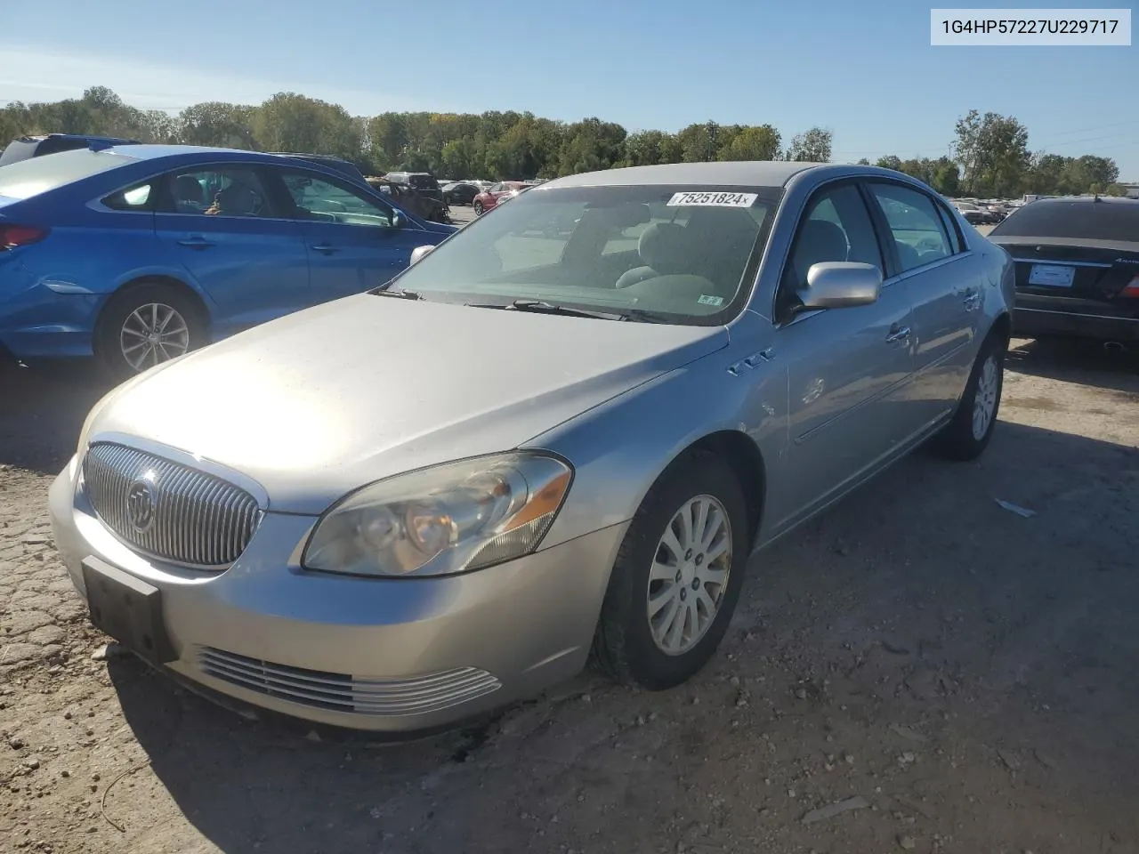 2007 Buick Lucerne Cx VIN: 1G4HP57227U229717 Lot: 75251824