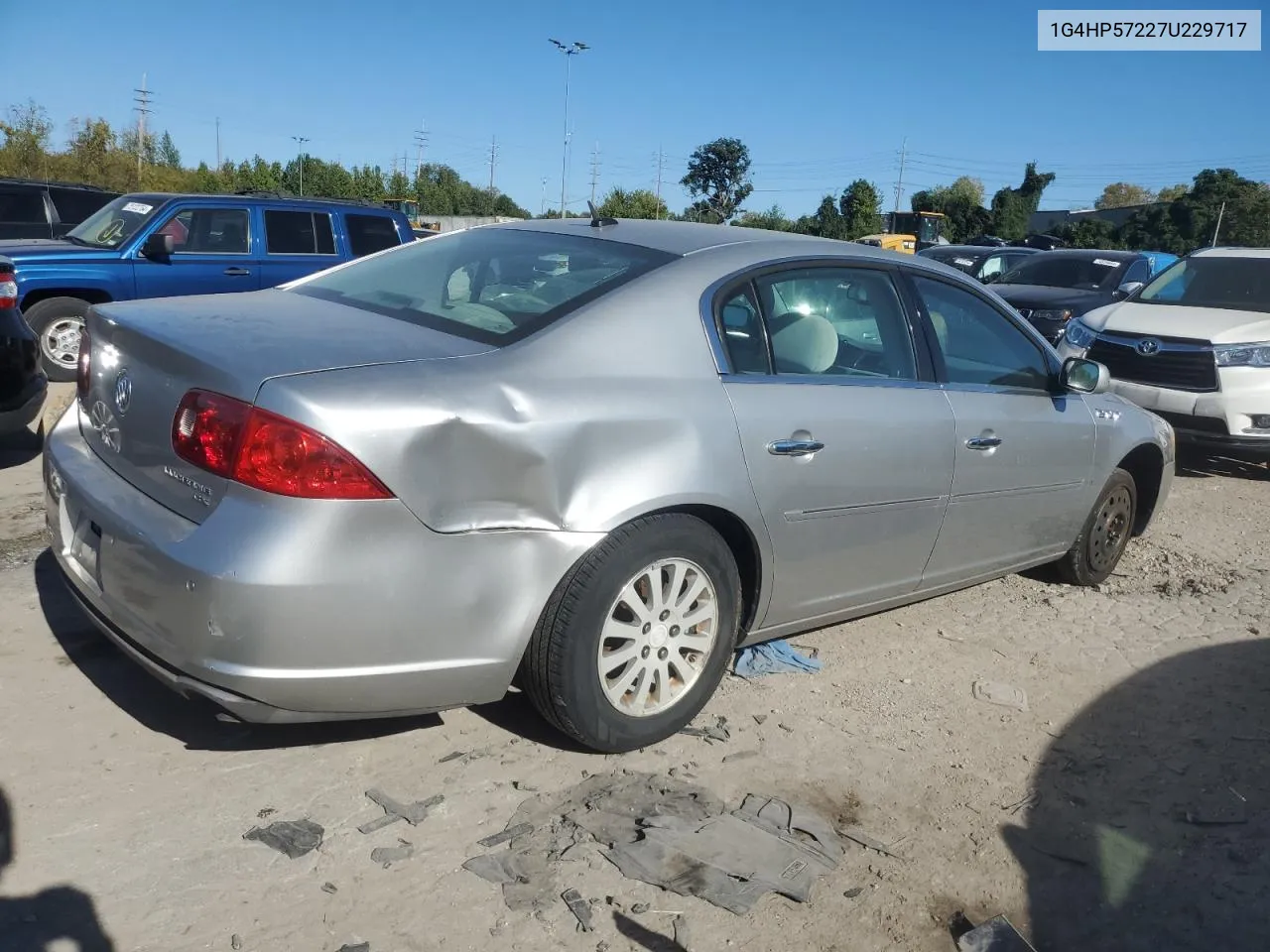 2007 Buick Lucerne Cx VIN: 1G4HP57227U229717 Lot: 75251824