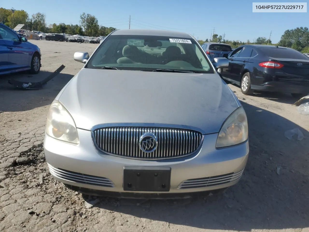 2007 Buick Lucerne Cx VIN: 1G4HP57227U229717 Lot: 75251824