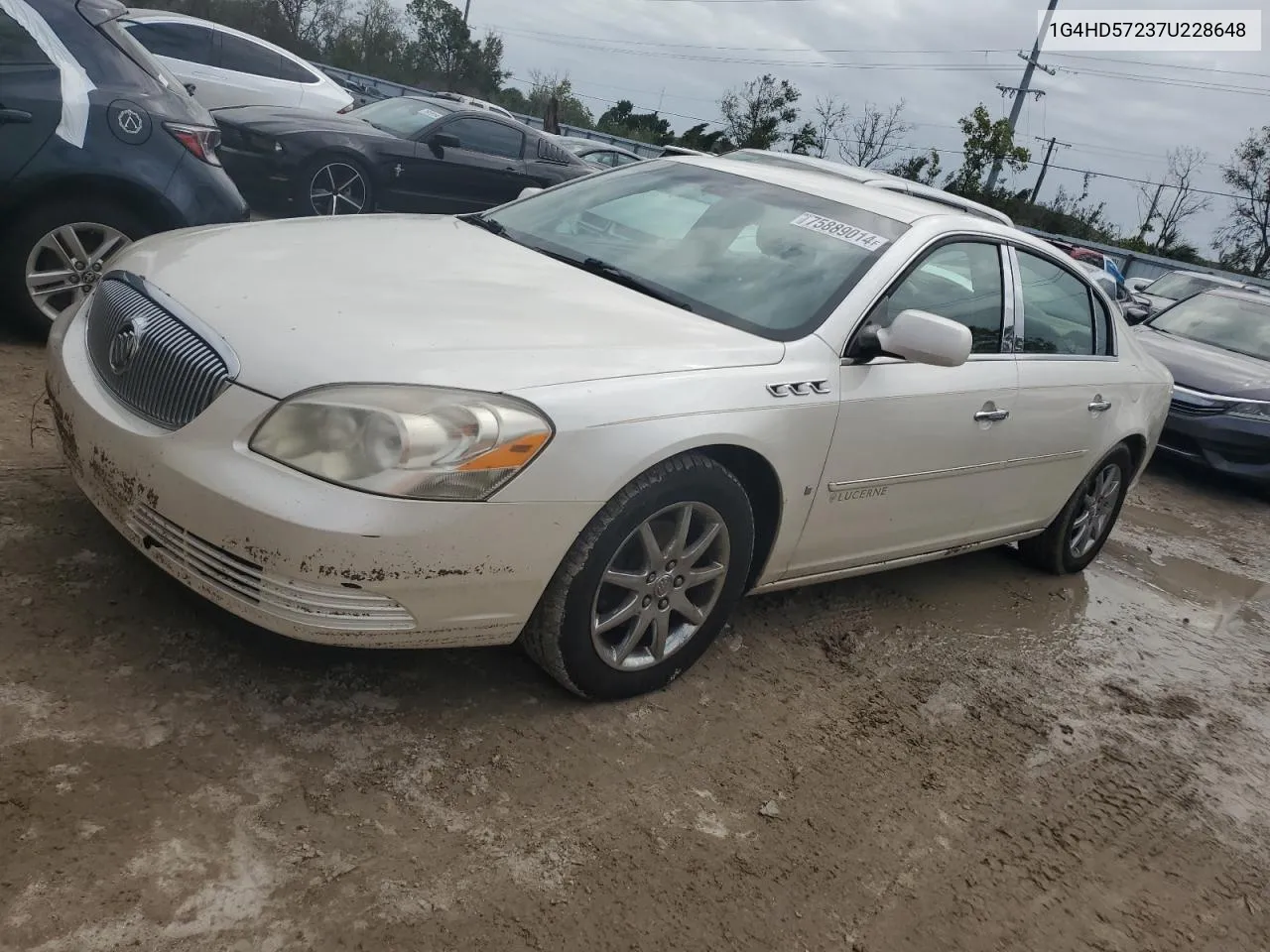 2007 Buick Lucerne Cxl VIN: 1G4HD57237U228648 Lot: 75889014