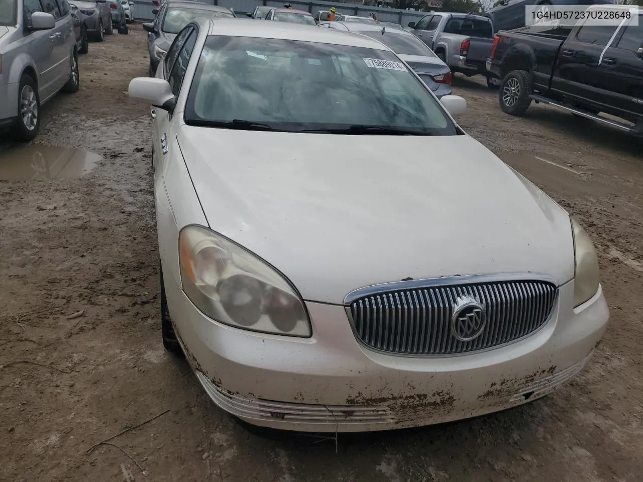 2007 Buick Lucerne Cxl VIN: 1G4HD57237U228648 Lot: 75889014