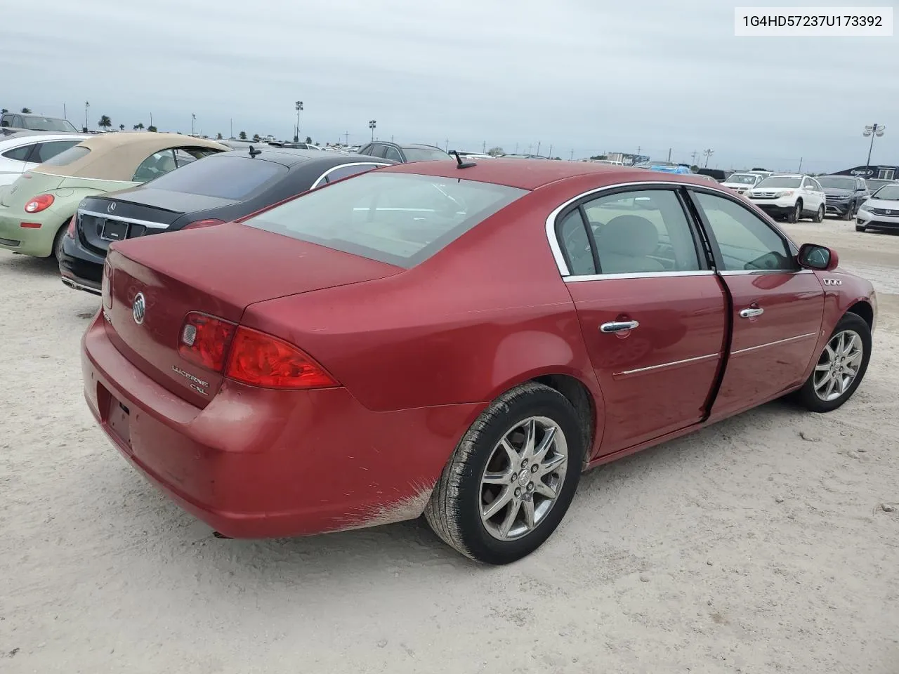 2007 Buick Lucerne Cxl VIN: 1G4HD57237U173392 Lot: 76133894