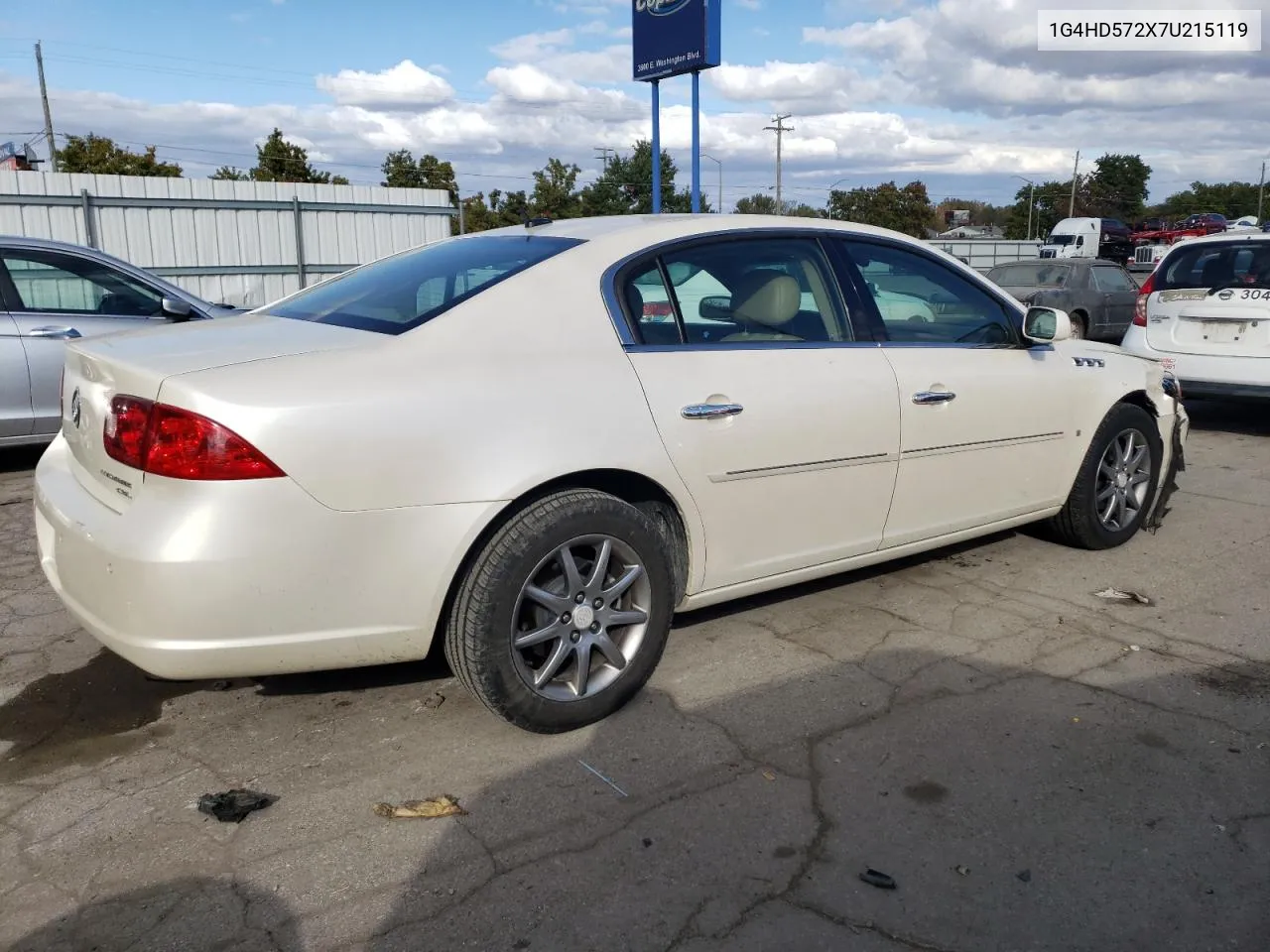 1G4HD572X7U215119 2007 Buick Lucerne Cxl