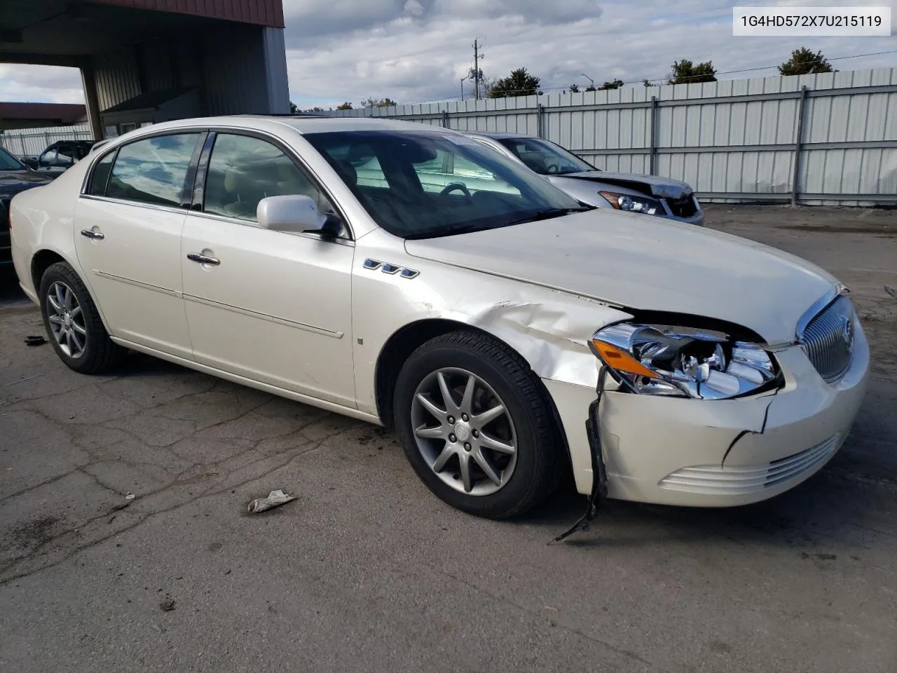 2007 Buick Lucerne Cxl VIN: 1G4HD572X7U215119 Lot: 76179334