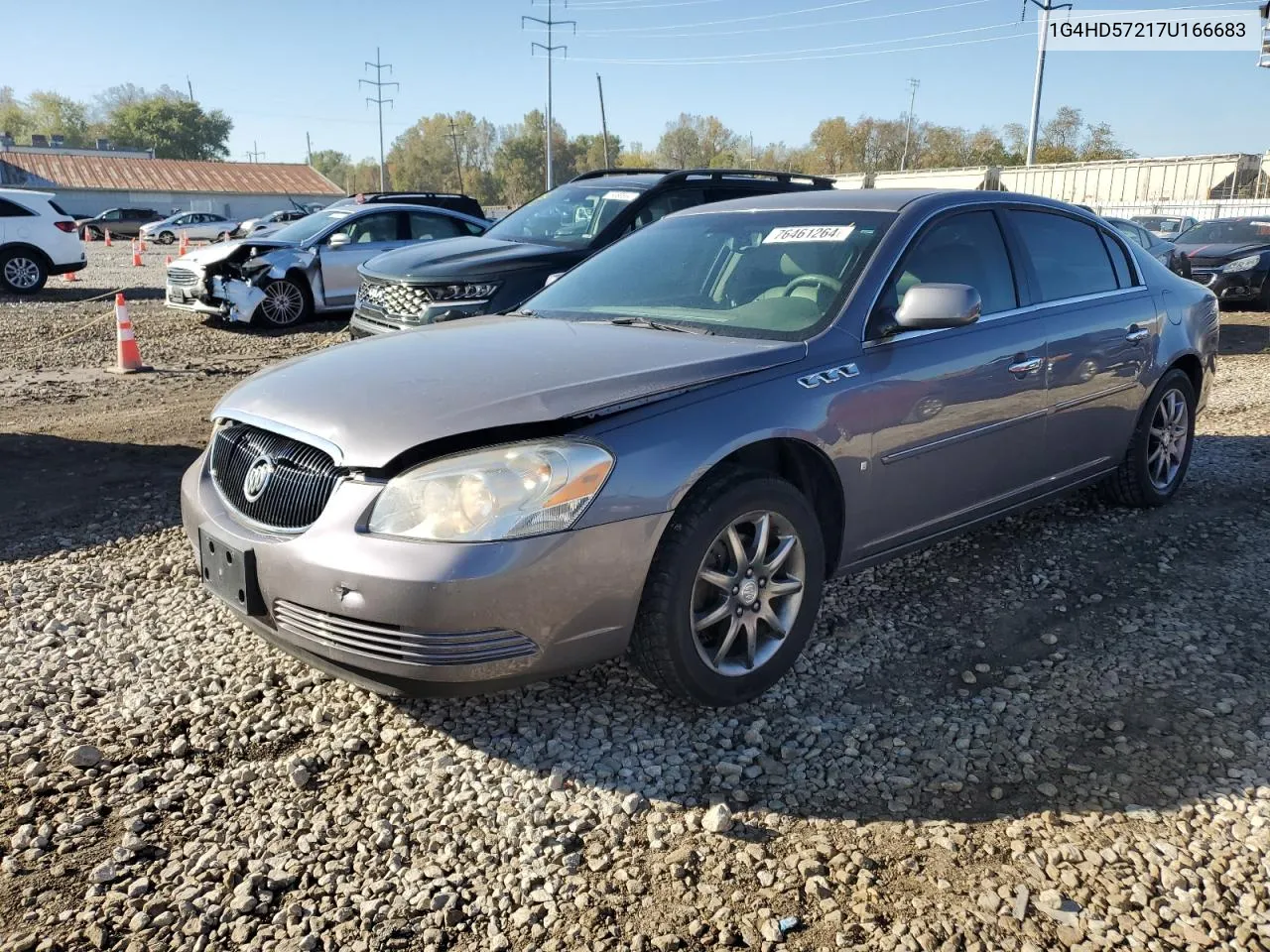 2007 Buick Lucerne Cxl VIN: 1G4HD57217U166683 Lot: 76461264