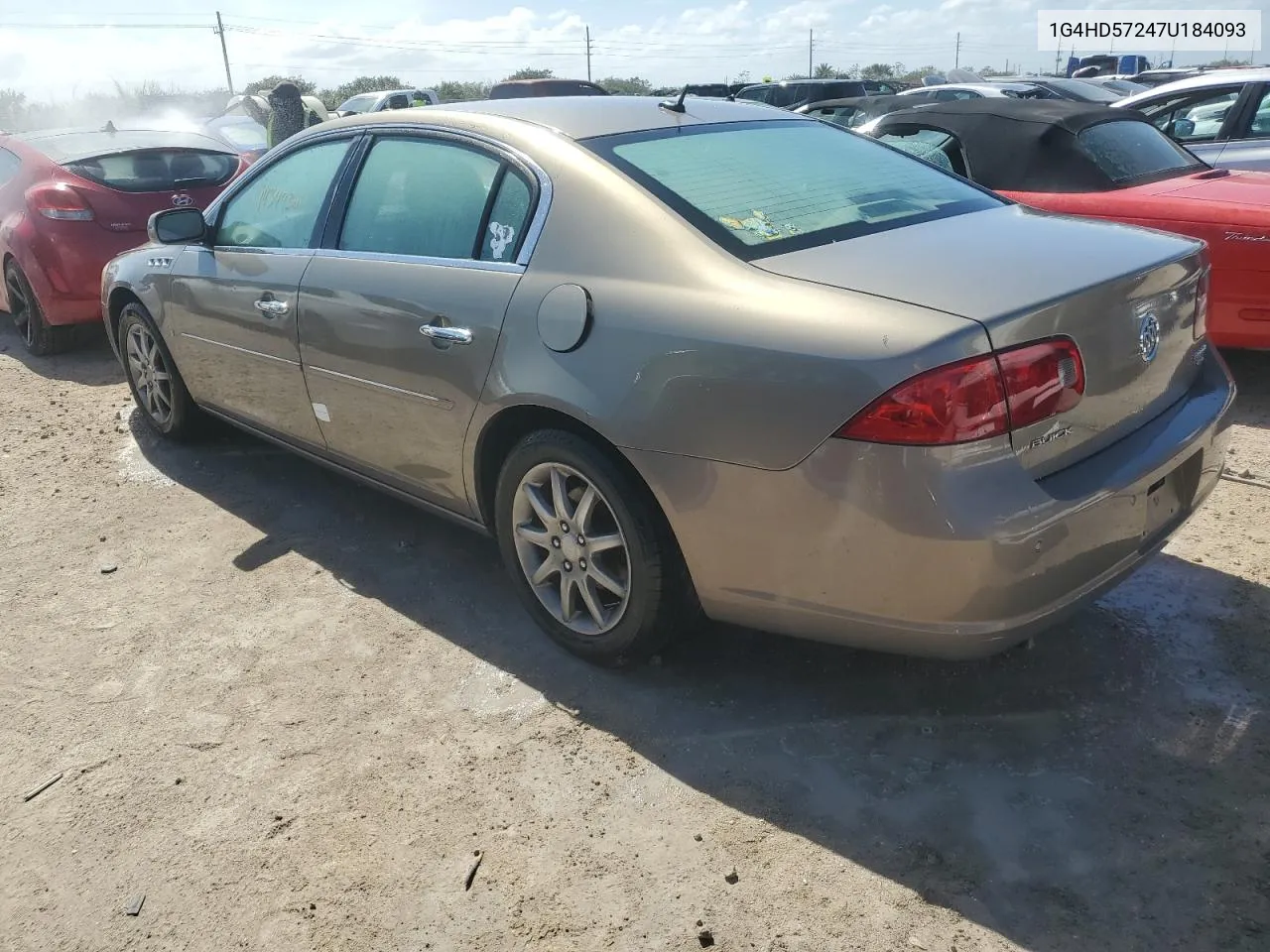 2007 Buick Lucerne Cxl VIN: 1G4HD57247U184093 Lot: 76892424