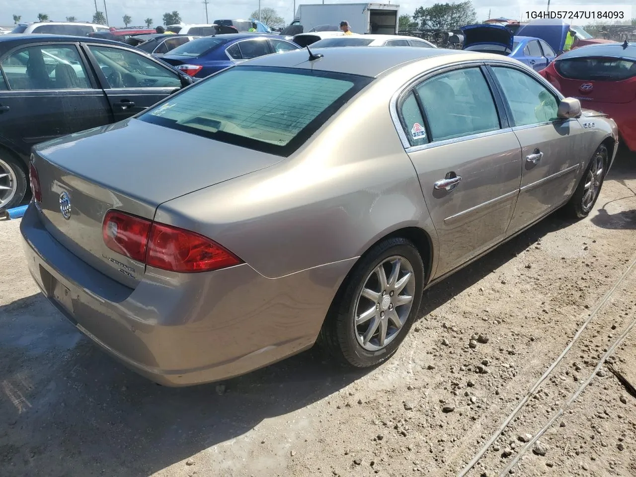 2007 Buick Lucerne Cxl VIN: 1G4HD57247U184093 Lot: 76892424