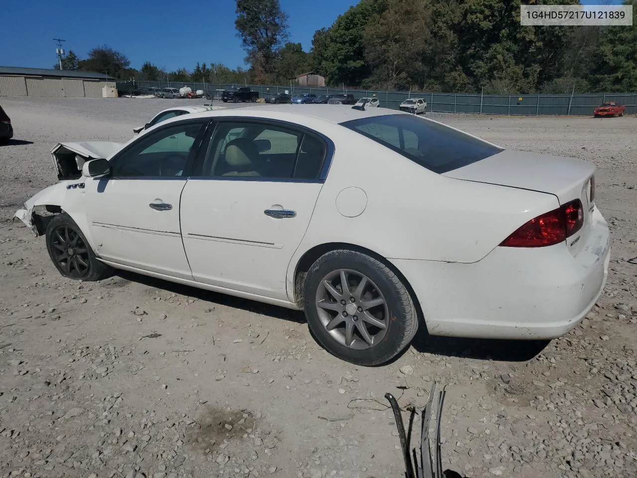 2007 Buick Lucerne Cxl VIN: 1G4HD57217U121839 Lot: 77010464