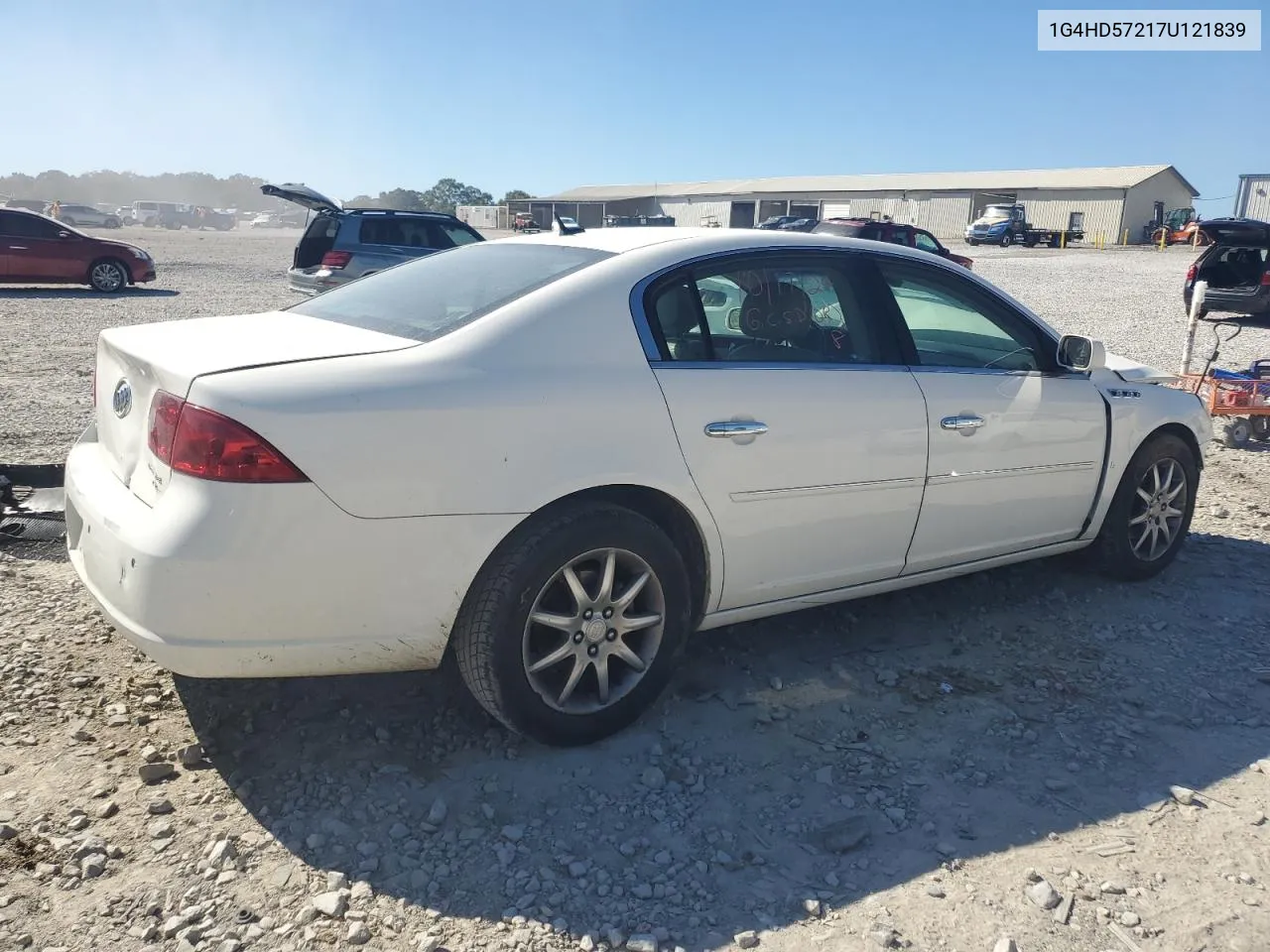 2007 Buick Lucerne Cxl VIN: 1G4HD57217U121839 Lot: 77010464