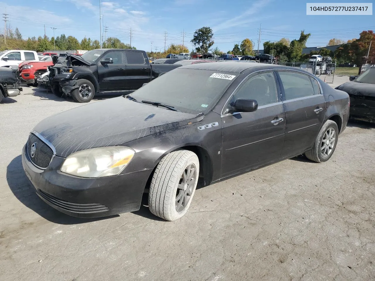 2007 Buick Lucerne Cxl VIN: 1G4HD57277U237417 Lot: 77112964