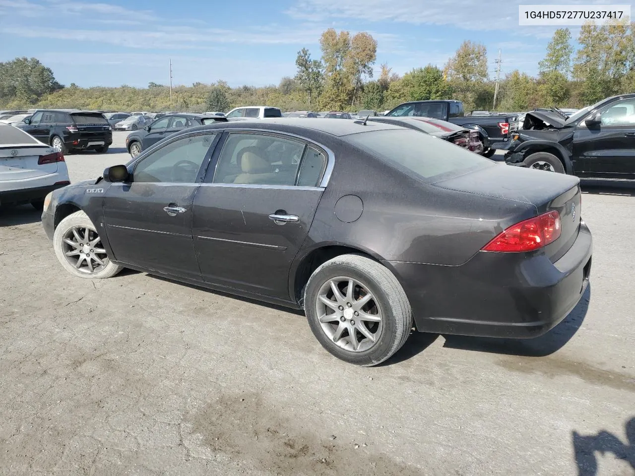 2007 Buick Lucerne Cxl VIN: 1G4HD57277U237417 Lot: 77112964