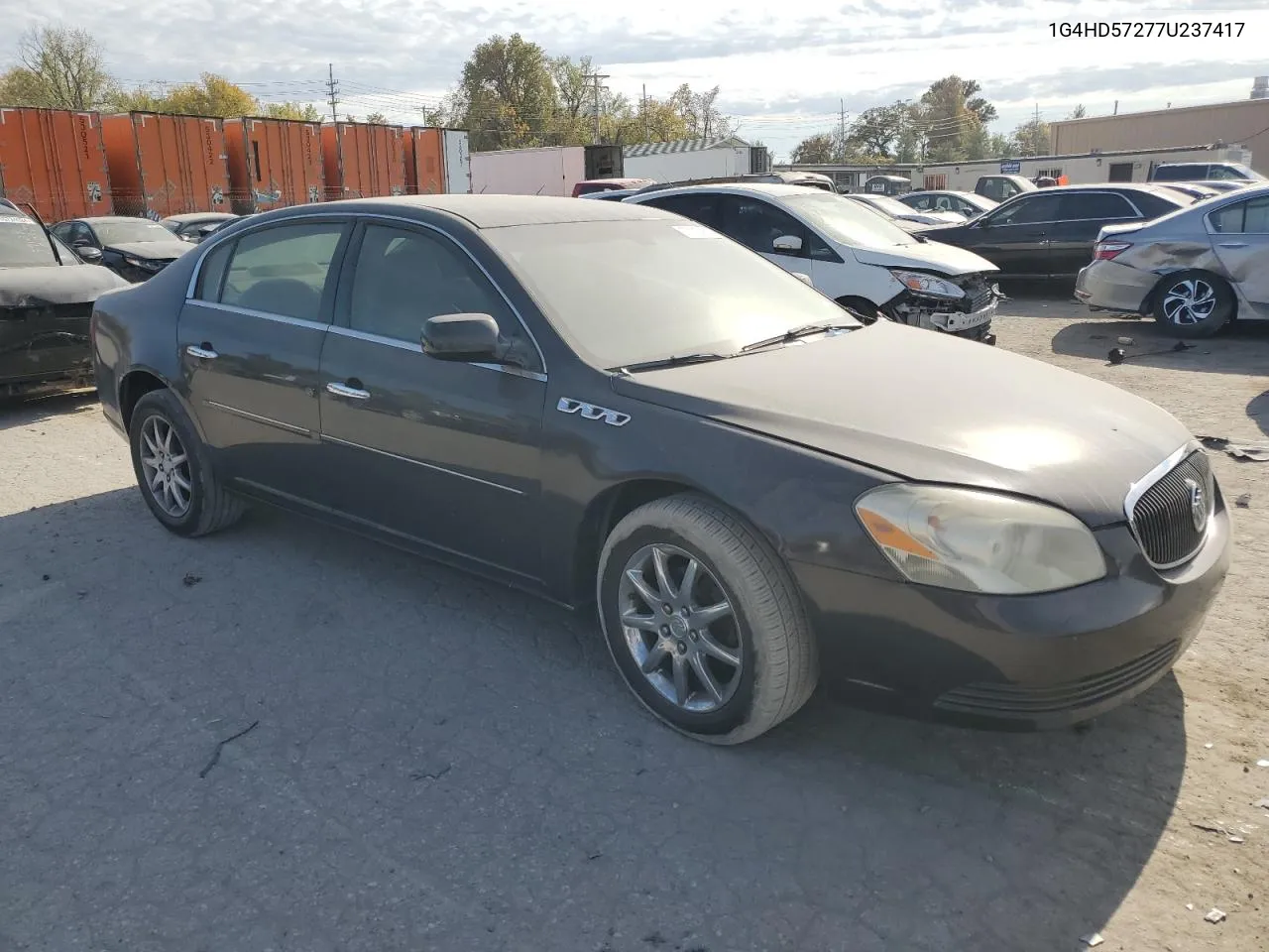 2007 Buick Lucerne Cxl VIN: 1G4HD57277U237417 Lot: 77112964